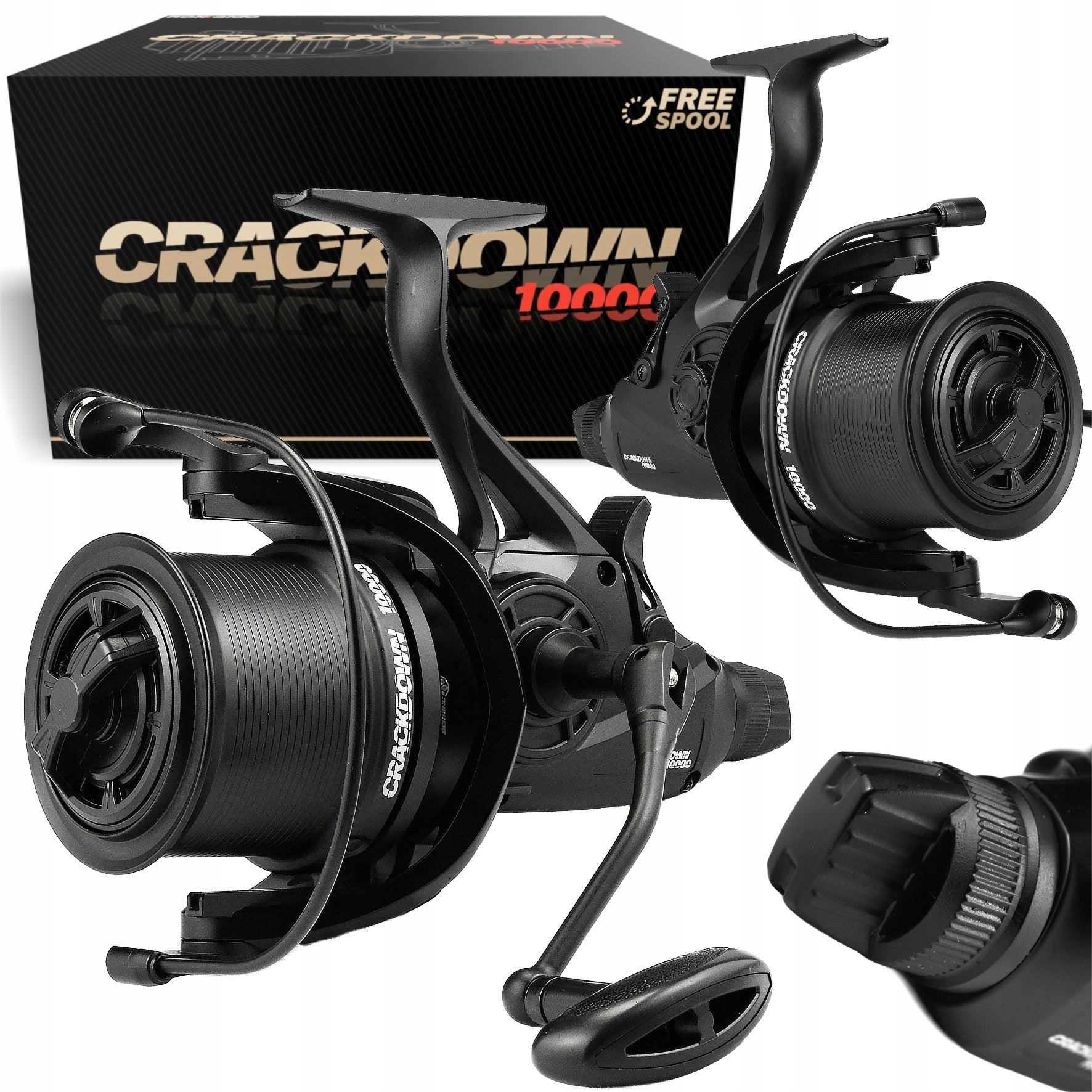 CARP REEL HOKKAIDO CRACKDOWN 10000 WITH FREE GEAR