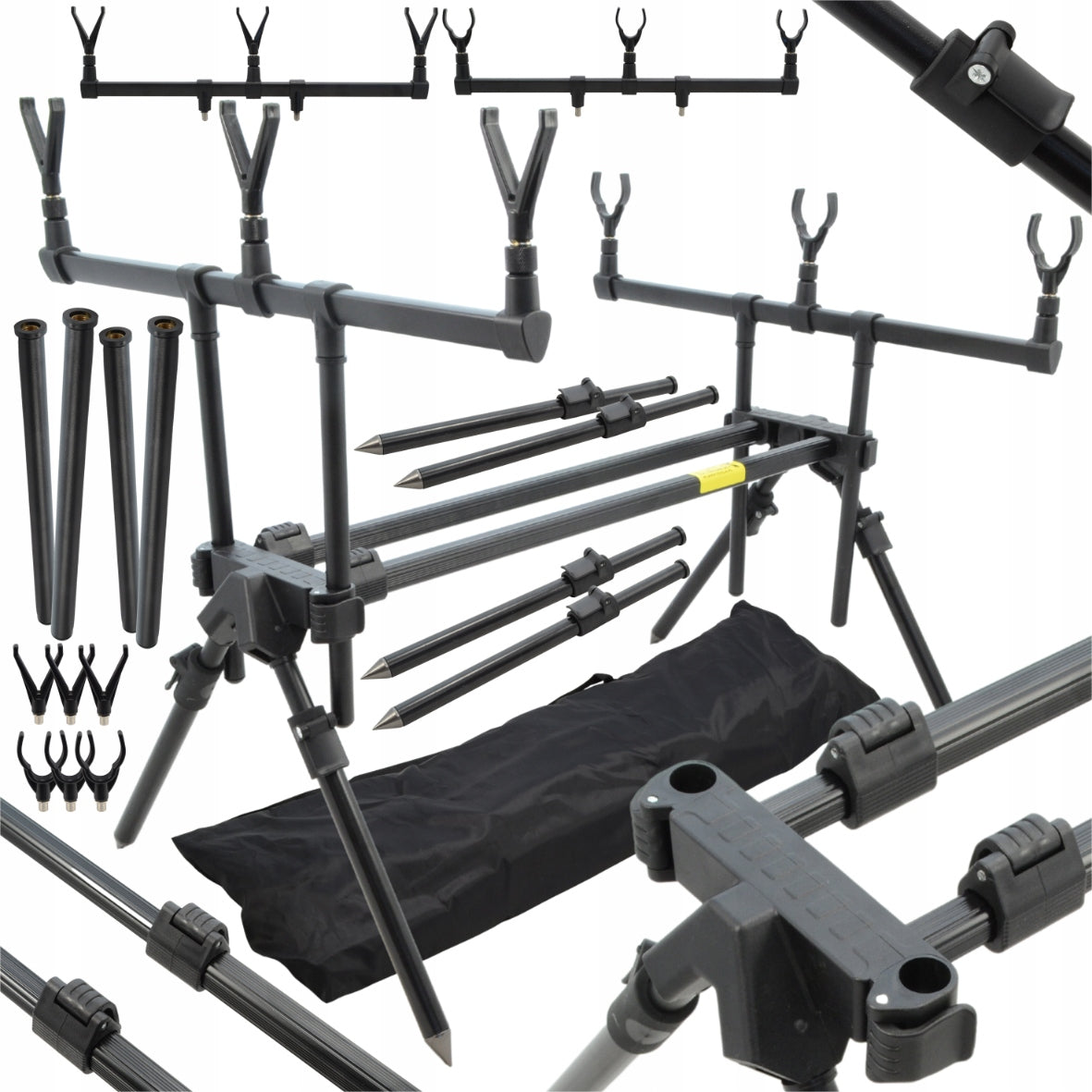 CARP STAND ROD FISHING RACK UNDER HOKKAIDO FOR ANGLER