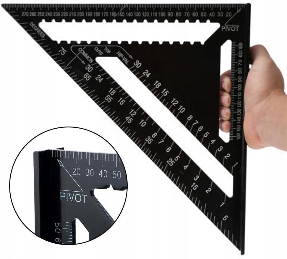 CARPENTRY ANGLE CARPENTRY CONSTRUCTION 300mm ALUMINUM MEASURING INSTRUMENT Manufacturer code 5907713398224 Kraftverk
