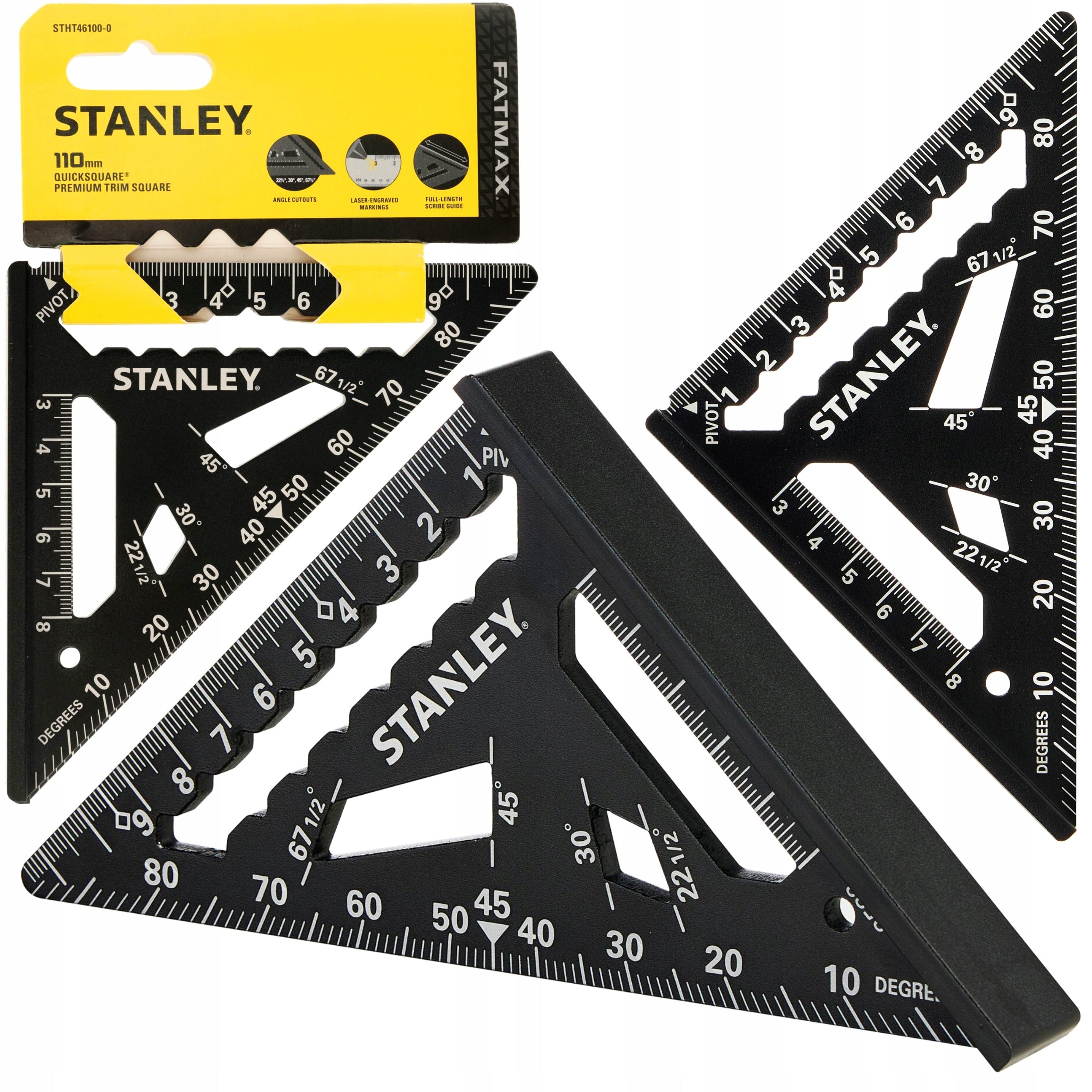 CARPENTRY ANGLE QUICKSQUARE 110 mm PREMIUM STANLEY FATMAX STHT46100-0