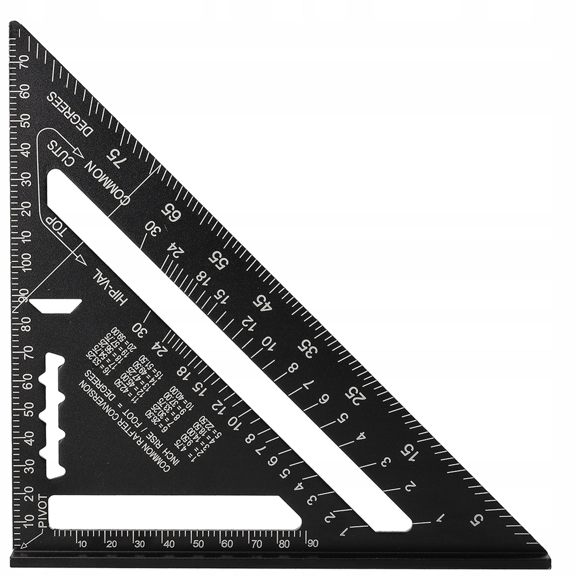 CARPENTRY'S ANGLE 190mm ALUMINUM SCALE SOLID PRECISE