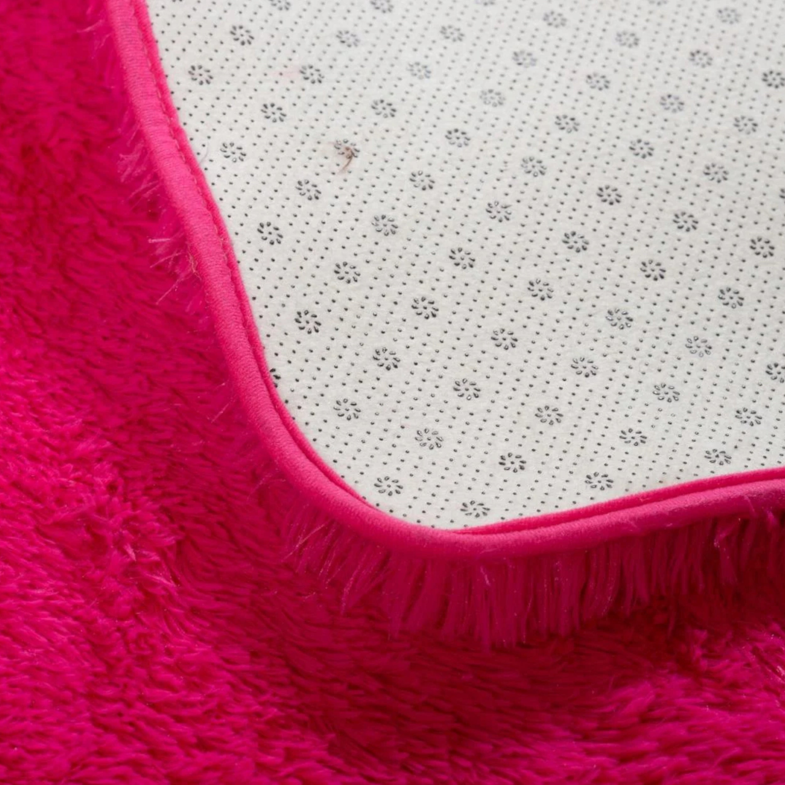 CARPET 120X170 CM PINK SHAGGY SOFT PLUSH MODERN FOR LIVING ROOM Length 170 cm