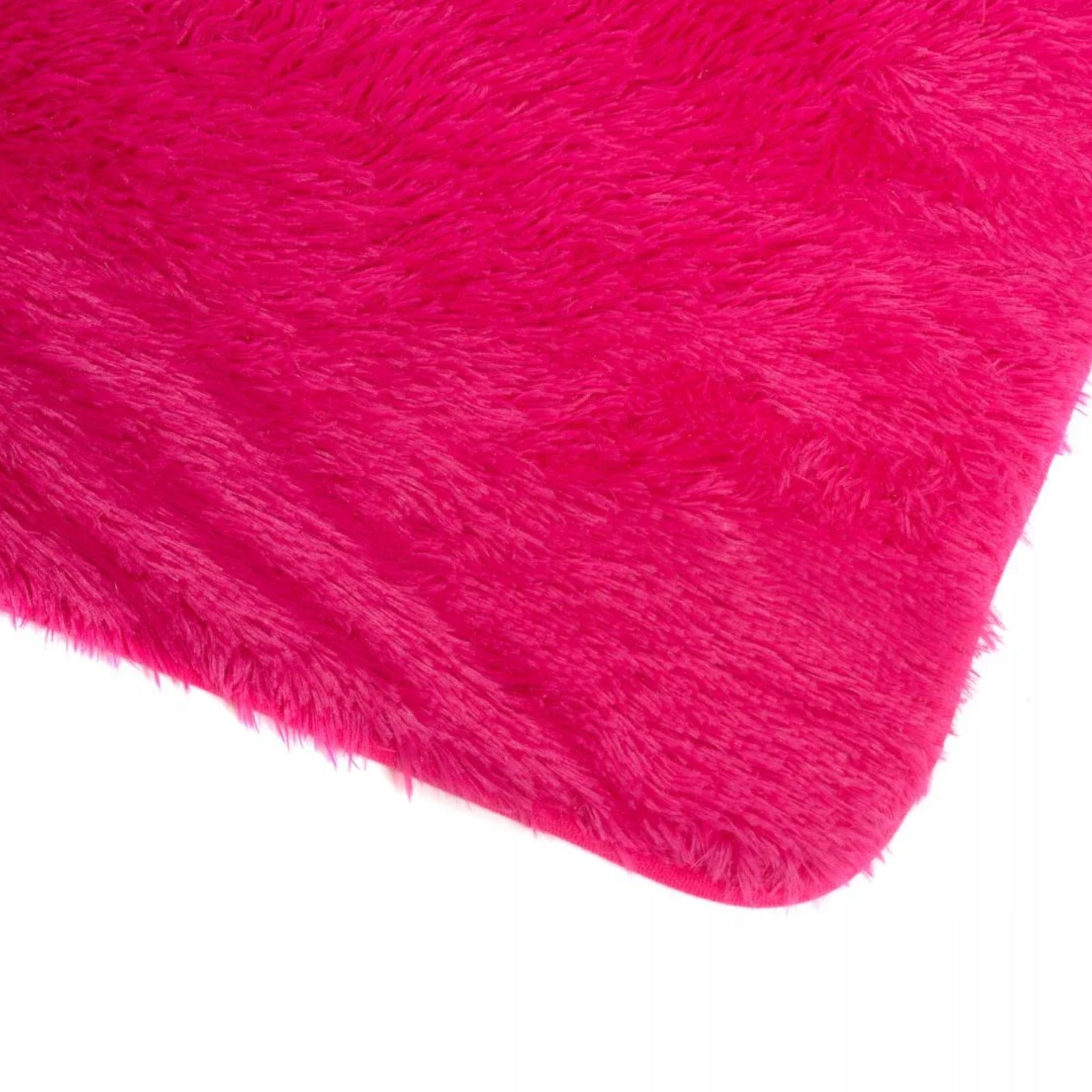 CARPET 120X170 CM PINK SHAGGY SOFT PLUSH MODERN FOR LIVING ROOM Thickness 40 mm