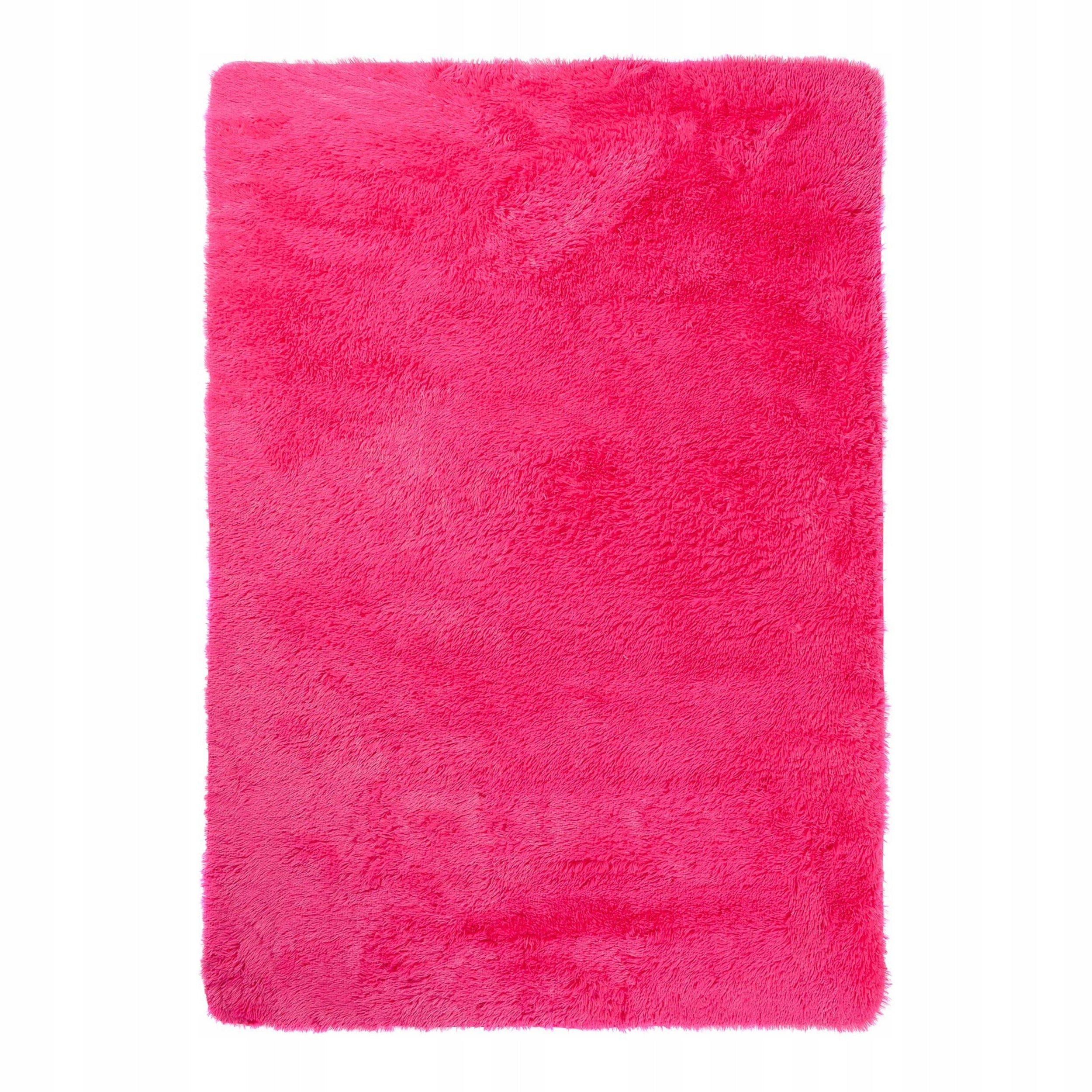 CARPET 120X170 CM PINK SHAGGY SOFT PLUSH MODERN FOR LIVING ROOM