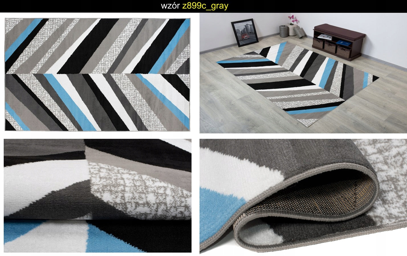CARPET 250x350 COLOR CARPET BCF PLUSH SOFT Color multicolor