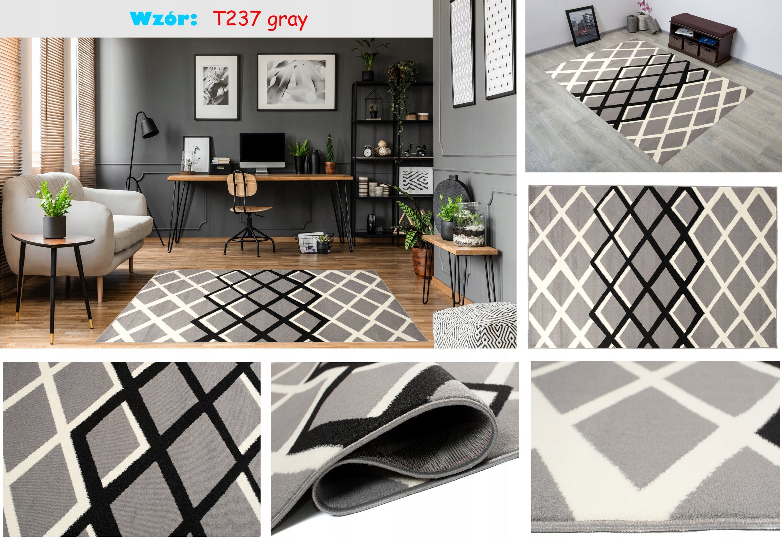 CARPET 300x400 COLOR CARPET BCF PLUSH SOFT Length 400 cm