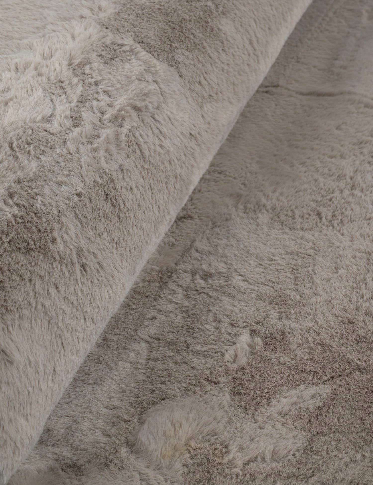 CARPET BEIGE RABBIT SOFT FLUFFY NICE ROOM FUR SMOOTH 120x170CM Color multicolor