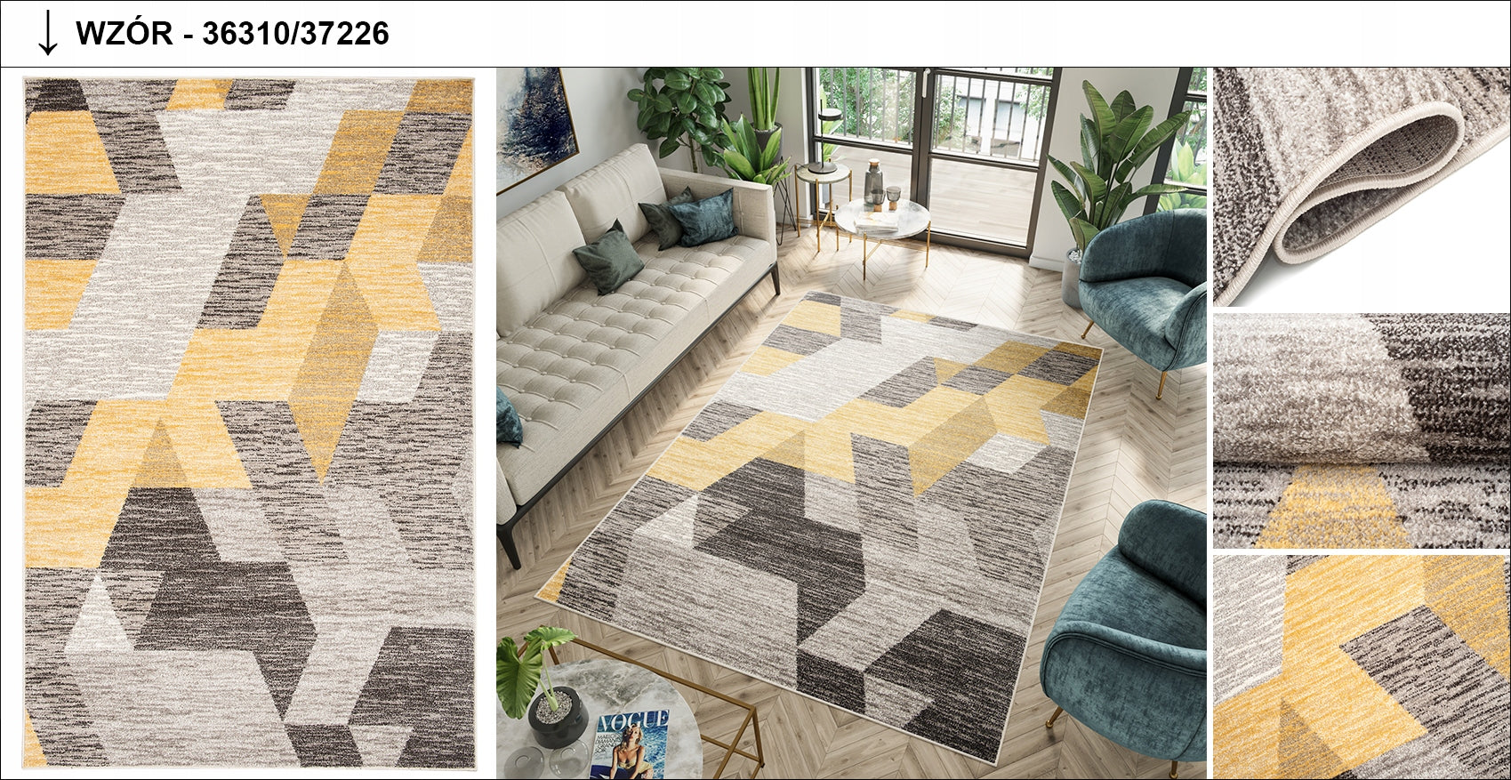 CARPET ETHNO 120x170 FRIEZE BOHO VARIOUS DESIGNS Pattern modern