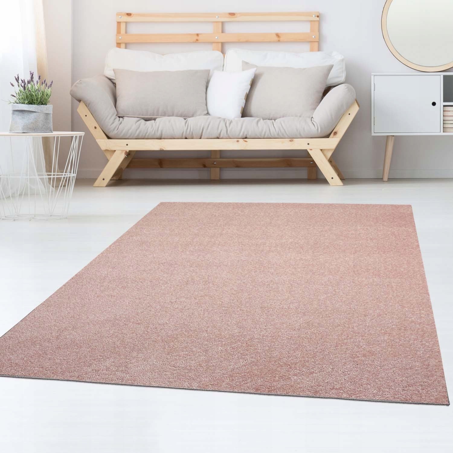 CARPET FOR LIVING ROOM DIAMOND POWDER PINK 150x200 cm Brand ELSIMONE CARPET