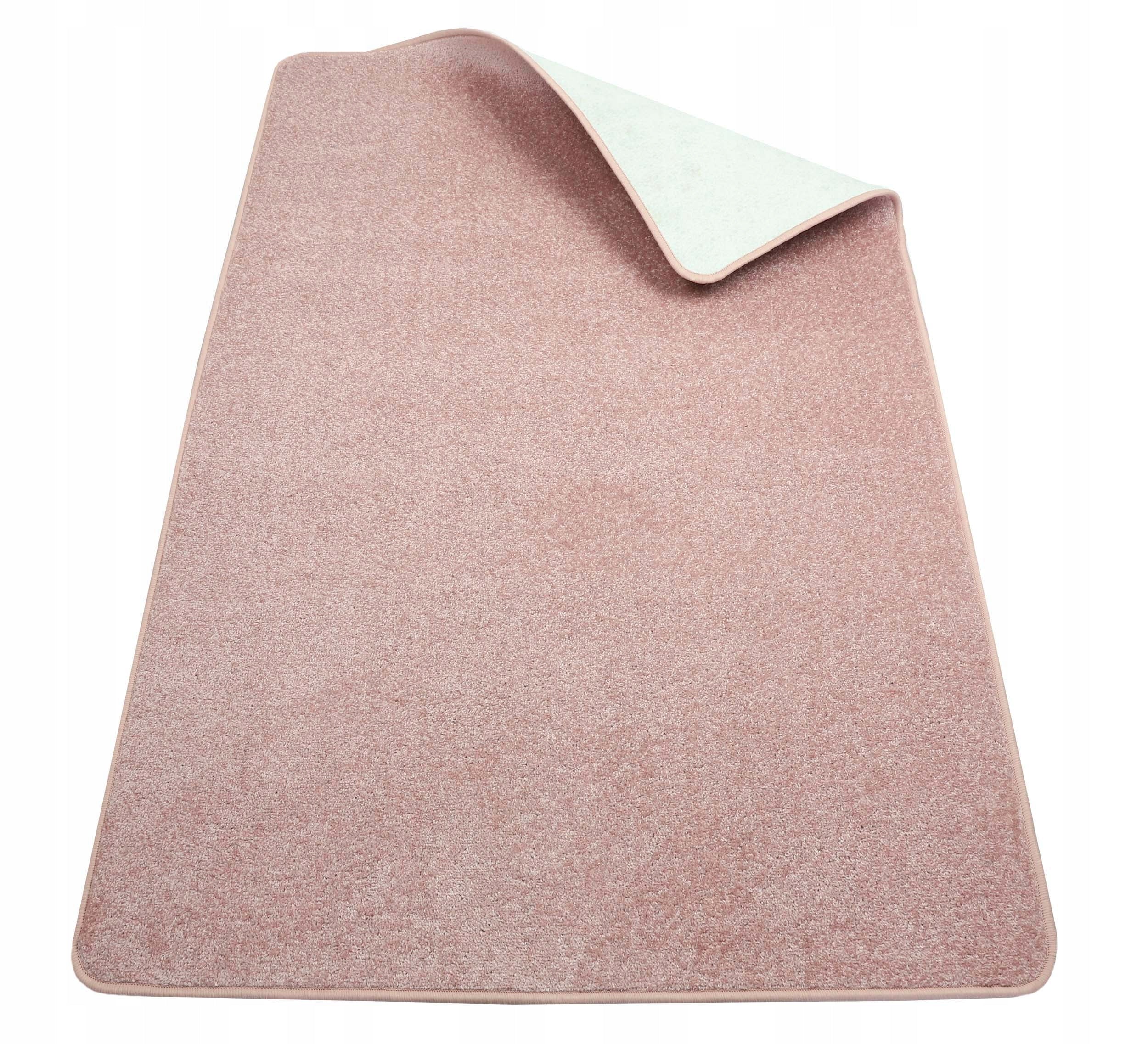 CARPET FOR LIVING ROOM DIAMOND POWDER PINK 150x200 cm Kind with short hair