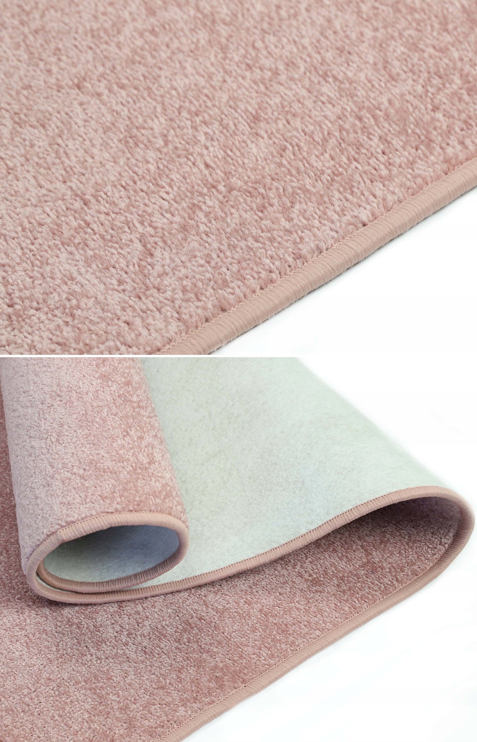 CARPET FOR LIVING ROOM DIAMOND POWDER PINK 150x200 cm Thickness 6 mm