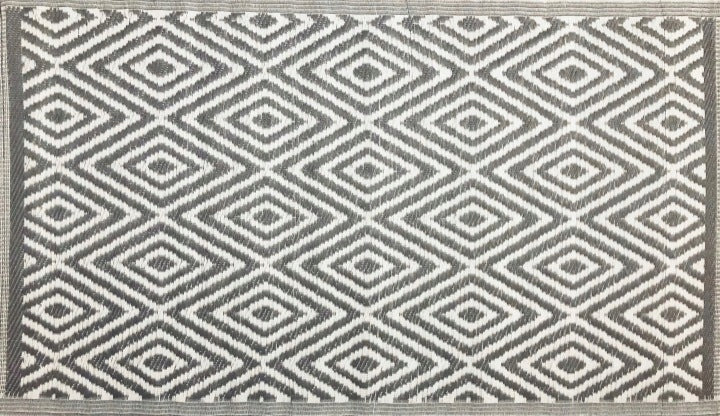 CARPET FOR TERRACE OUTDOOR BALCONY 90X150 cm GREY WATERPROOF Germany