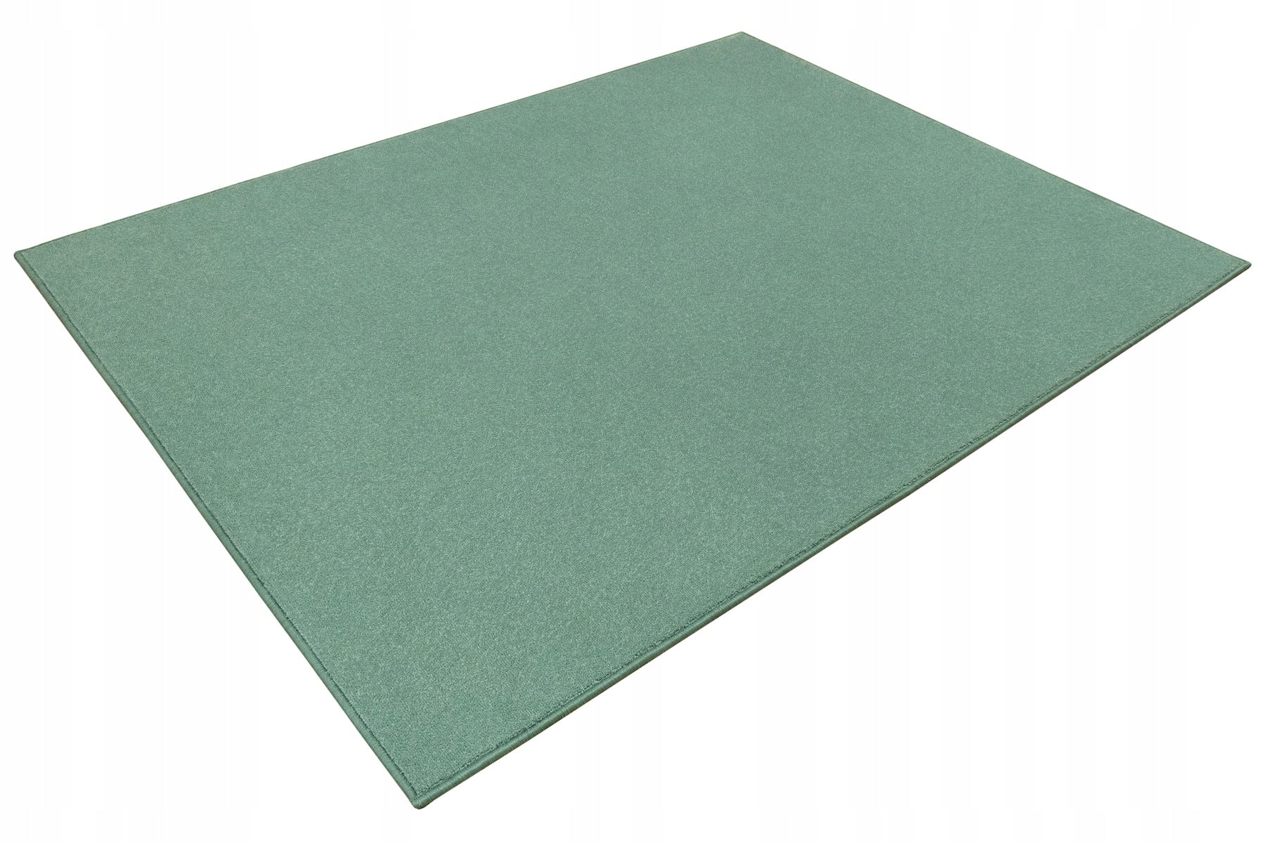 CARPET GREEN SAGE FASHIONABLE SMOOTH ON FELT FOR LIVING ROOM WEMBLEY 200x300 cm Color green