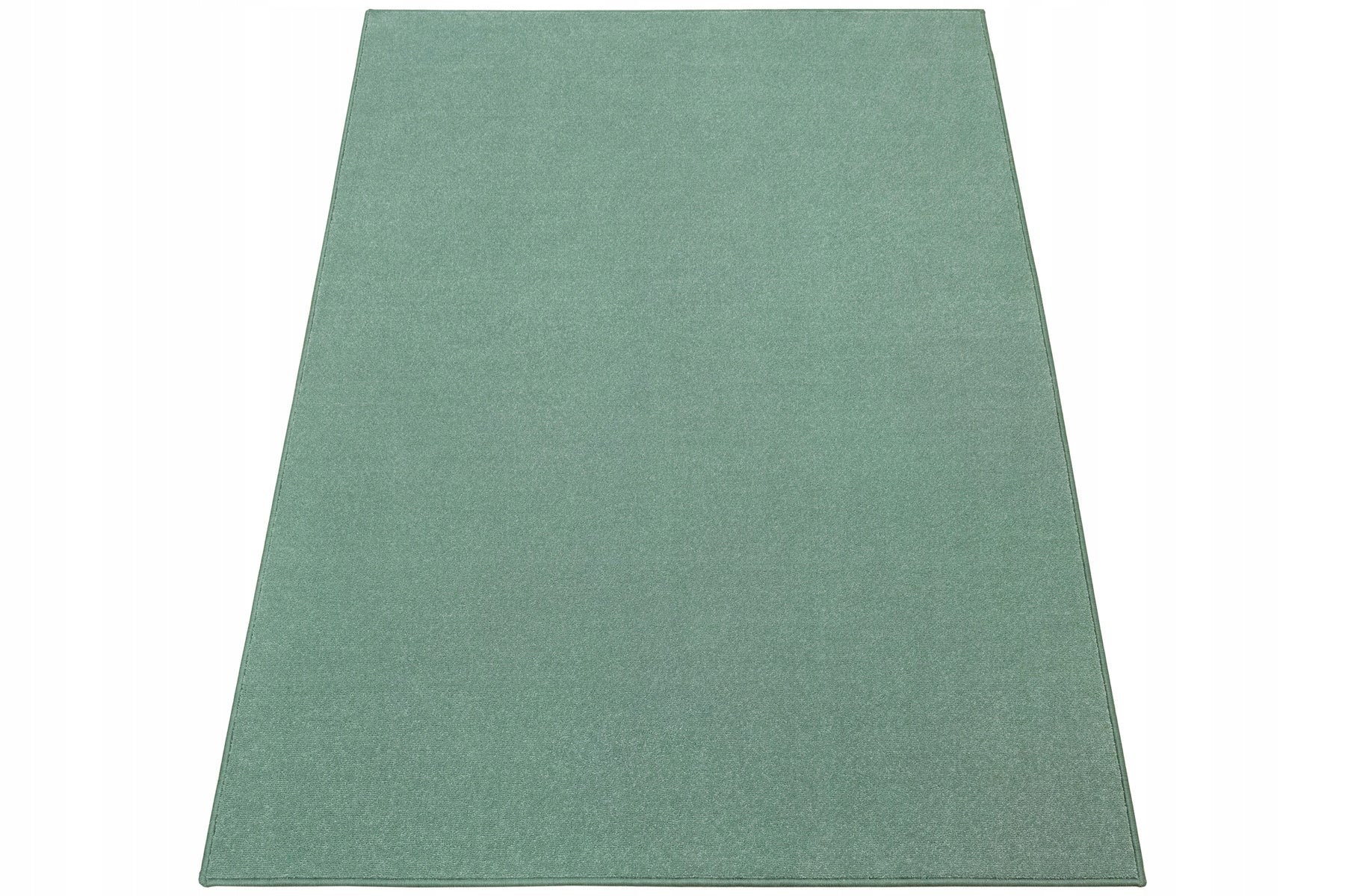 CARPET GREEN SAGE FASHIONABLE SMOOTH ON FELT FOR LIVING ROOM WEMBLEY 200x300 cm Thickness 11 mm