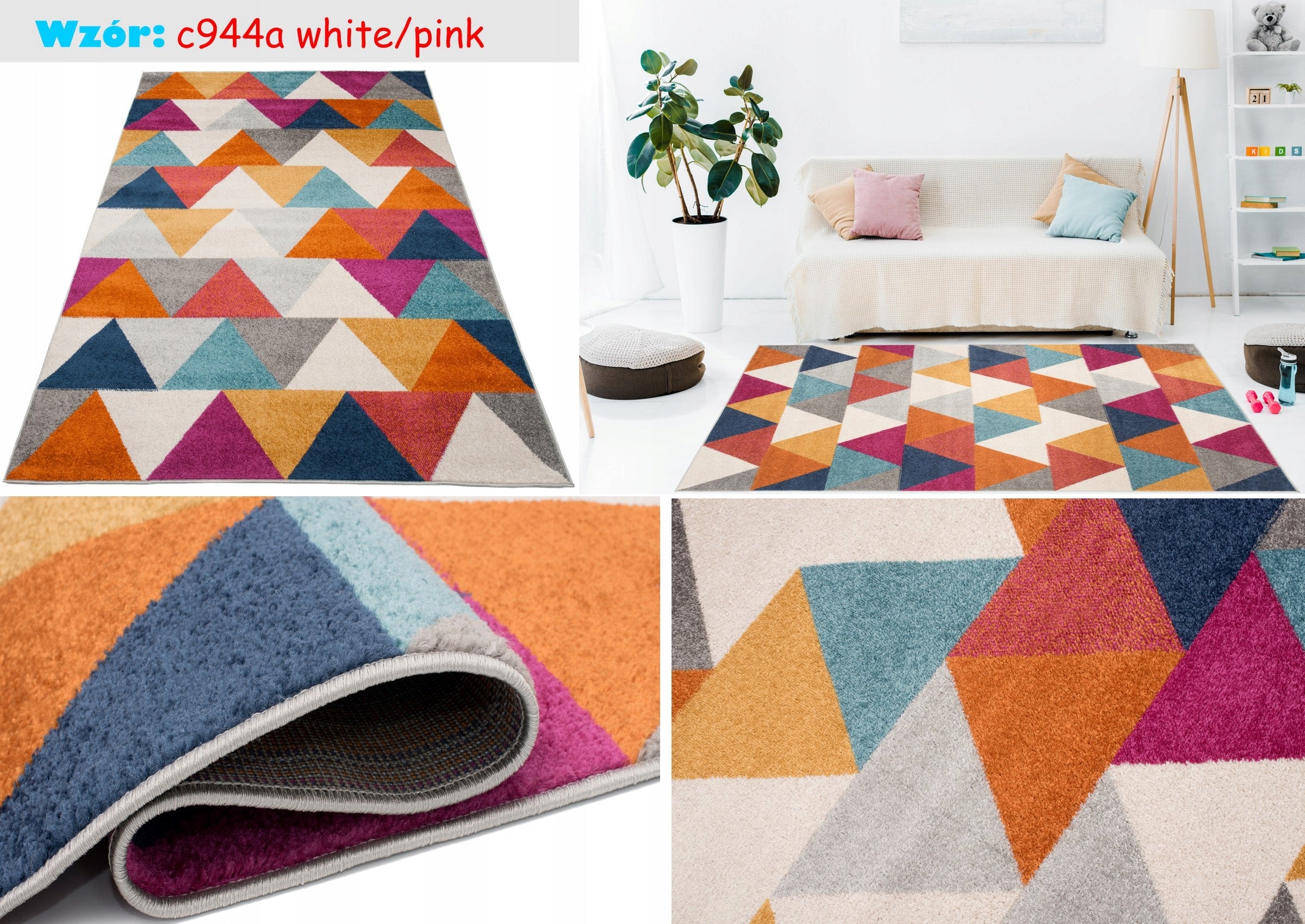 CARPET LAZUR 160x220 Hairstyle Fashionable Modern Colorful Pastel Soft Length 220 cm