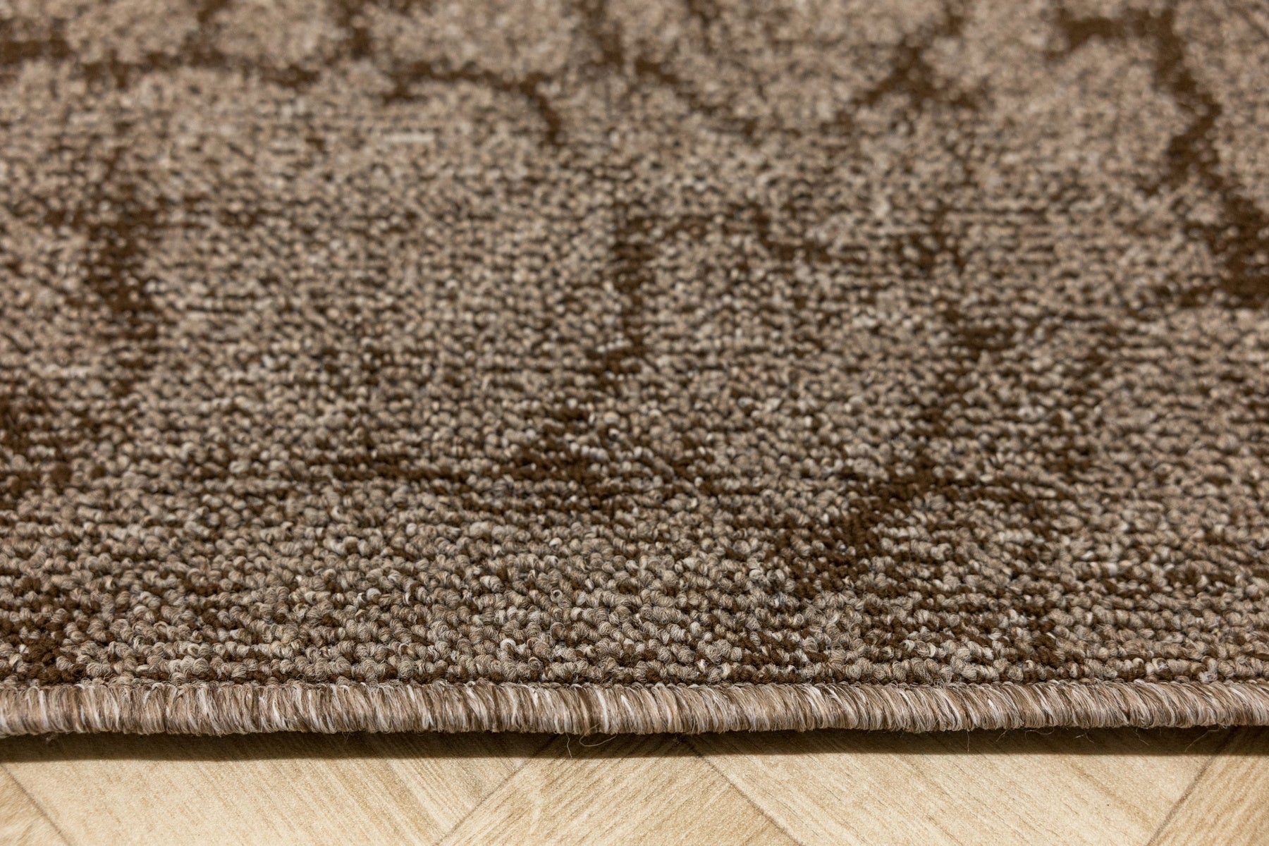 CARPET LOOP BROWN BEIGE LIKE MARBLE ON FELT FOR BEDROOM MARBLE 250x300 cm Pattern abstract