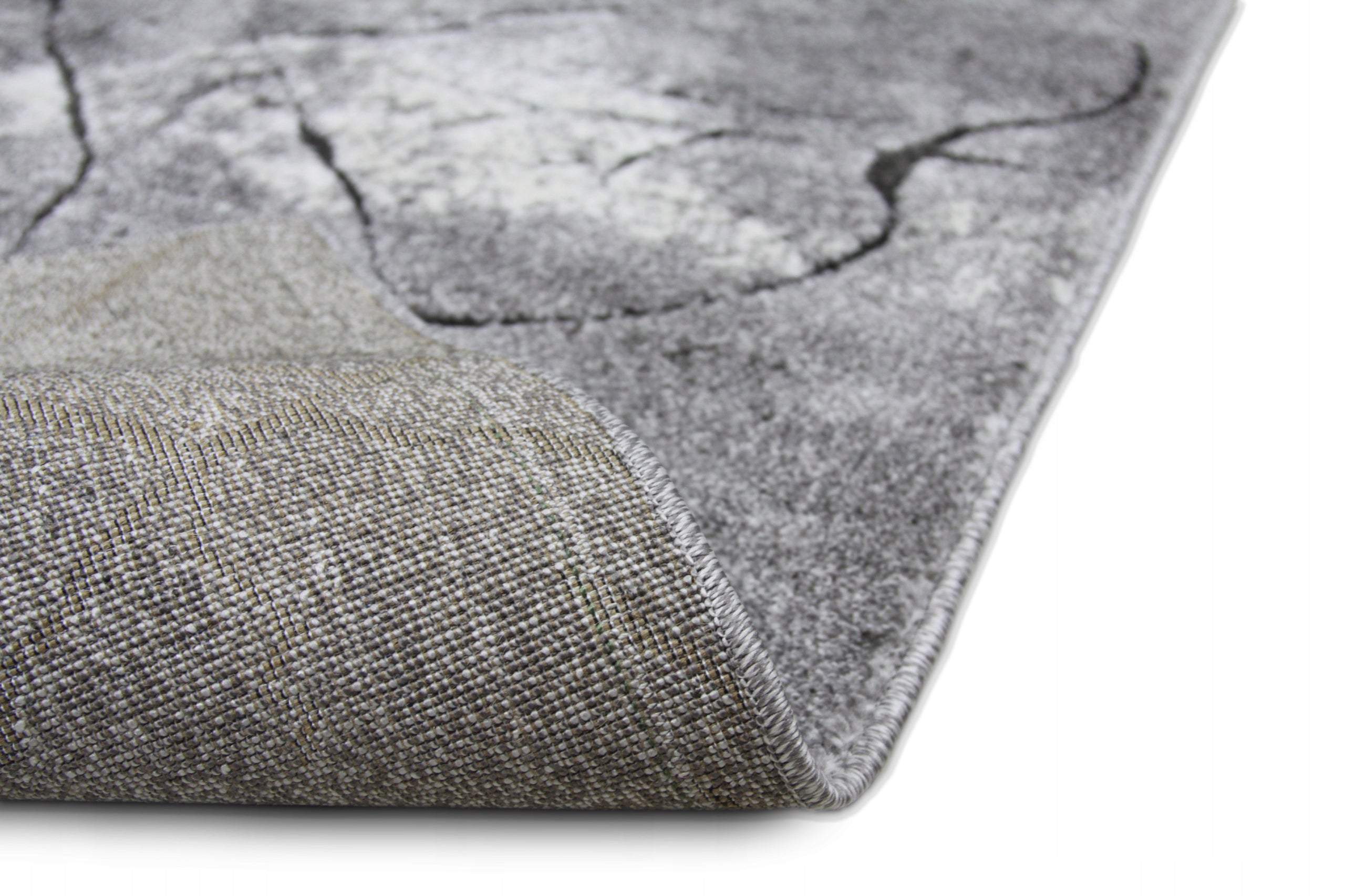 CARPET MIAMI 150X300 ASH FASHIONABLE PATTERN MODERN PRACTICAL SOFT STRONG Manufacturer code 0129