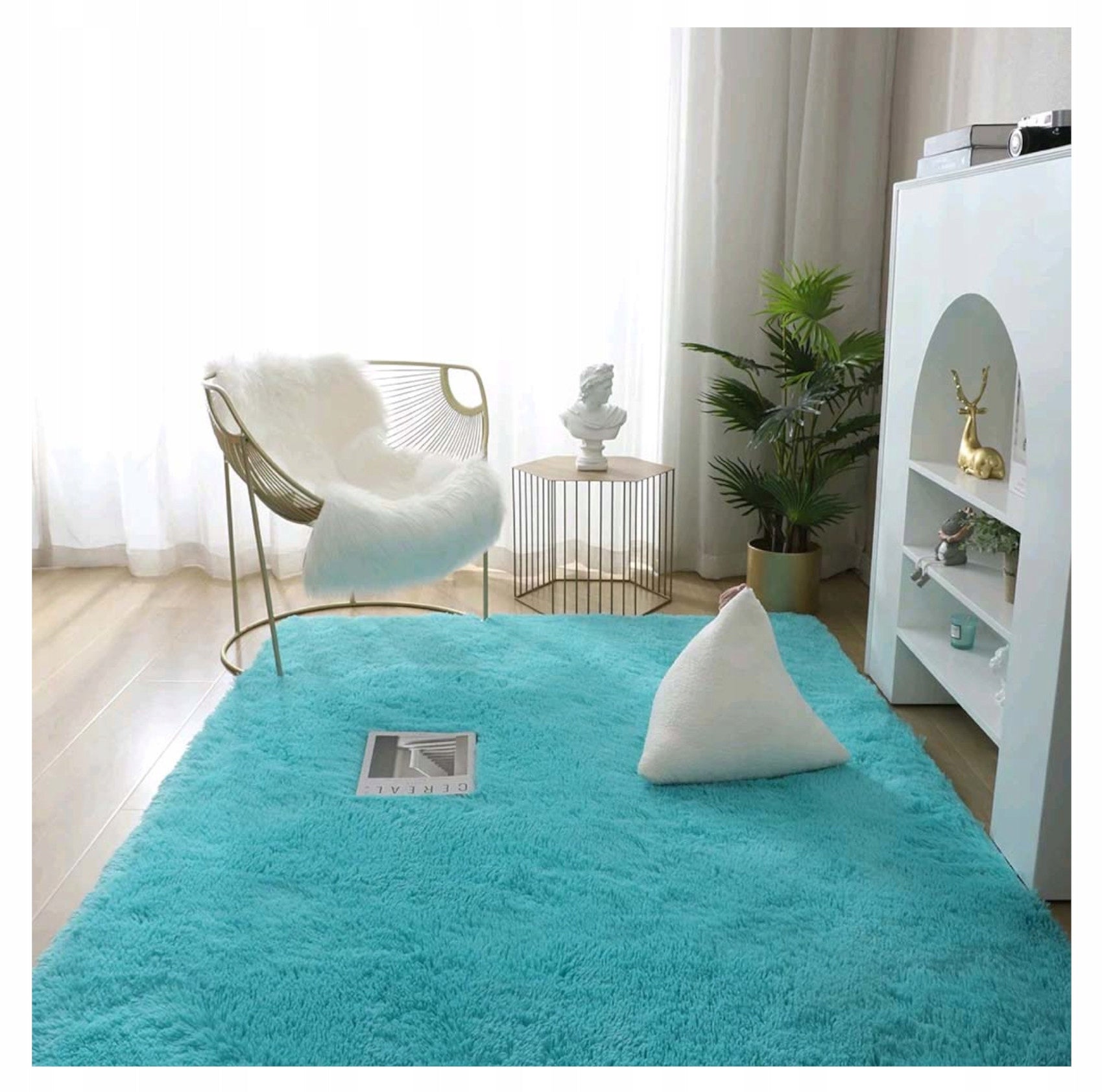 CARPET PLUSH 200x300 FLUFFY FUR SOFT NICE HIGH FASHIONABLE pink Brand Dywany Chemex