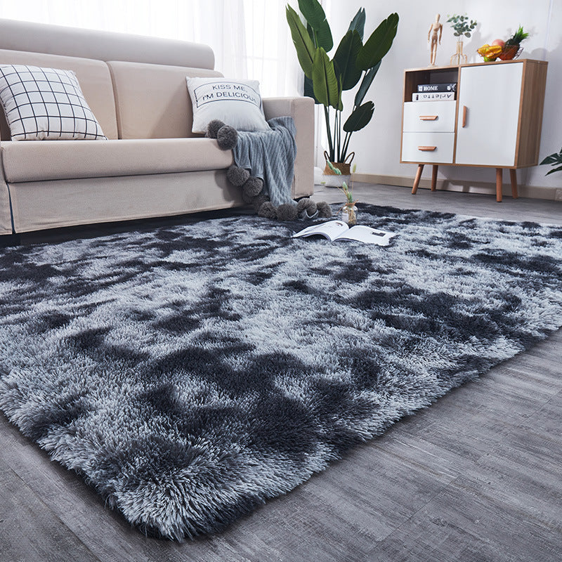 CARPET PLUSH DARK GREY SOFT SHAGGY HAIRY THICK 160x220CM FURRY EAN (GTIN) 5904890437333