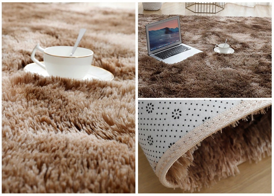 CARPET PLUSH SHAGGY PLUSH ITALIAN RABBIT 160x220 cm SOFT XXL BROWN Manufacturer code DYWAN PLUSZOWY MIĘKKI WYGODNY