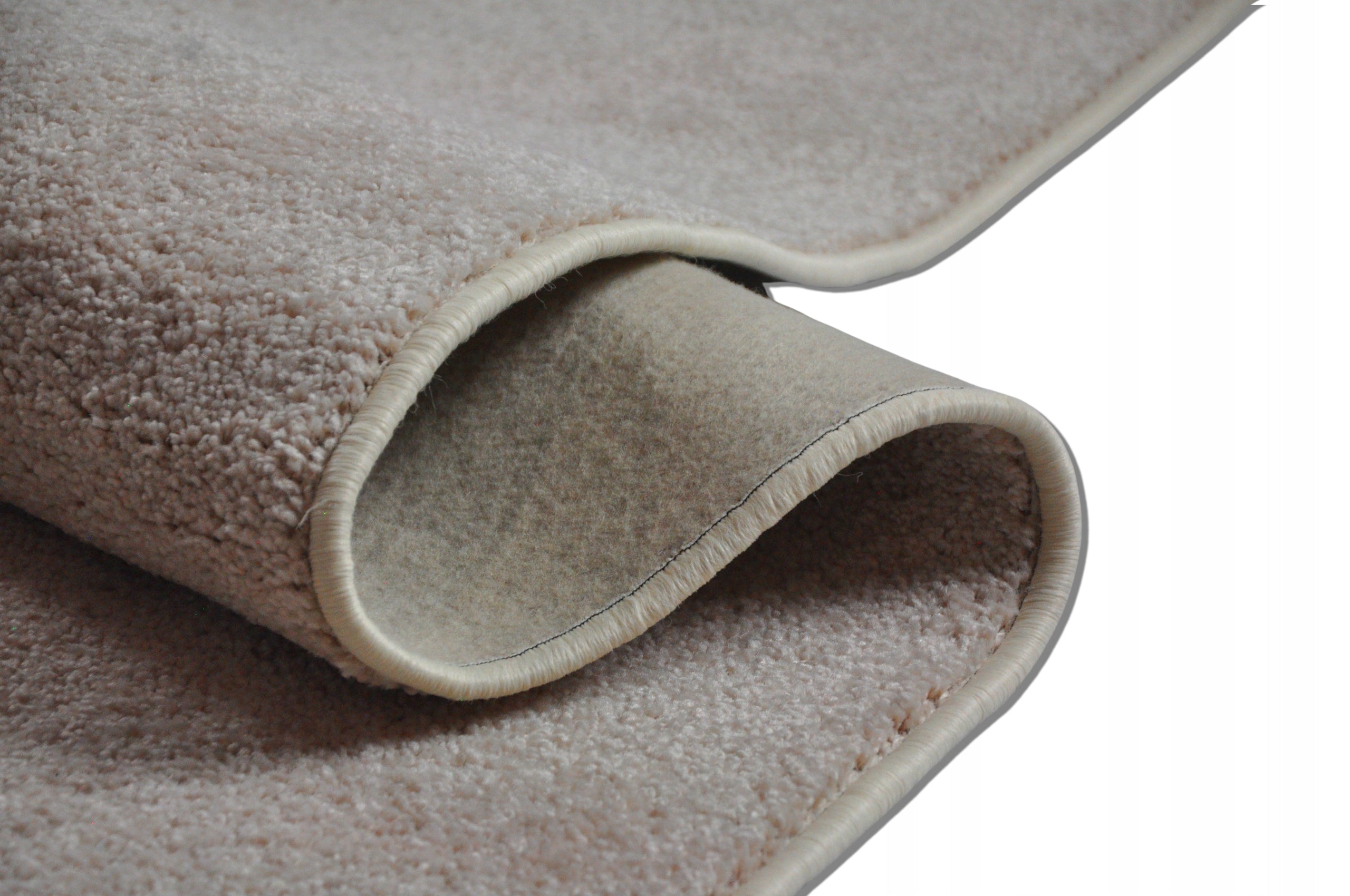 CARPET SHAGGY CIRCLE Intens Muse 02 CREAM TRIMMED SOFT FOR LIVING ROOM 180x180cm Kind shaggy