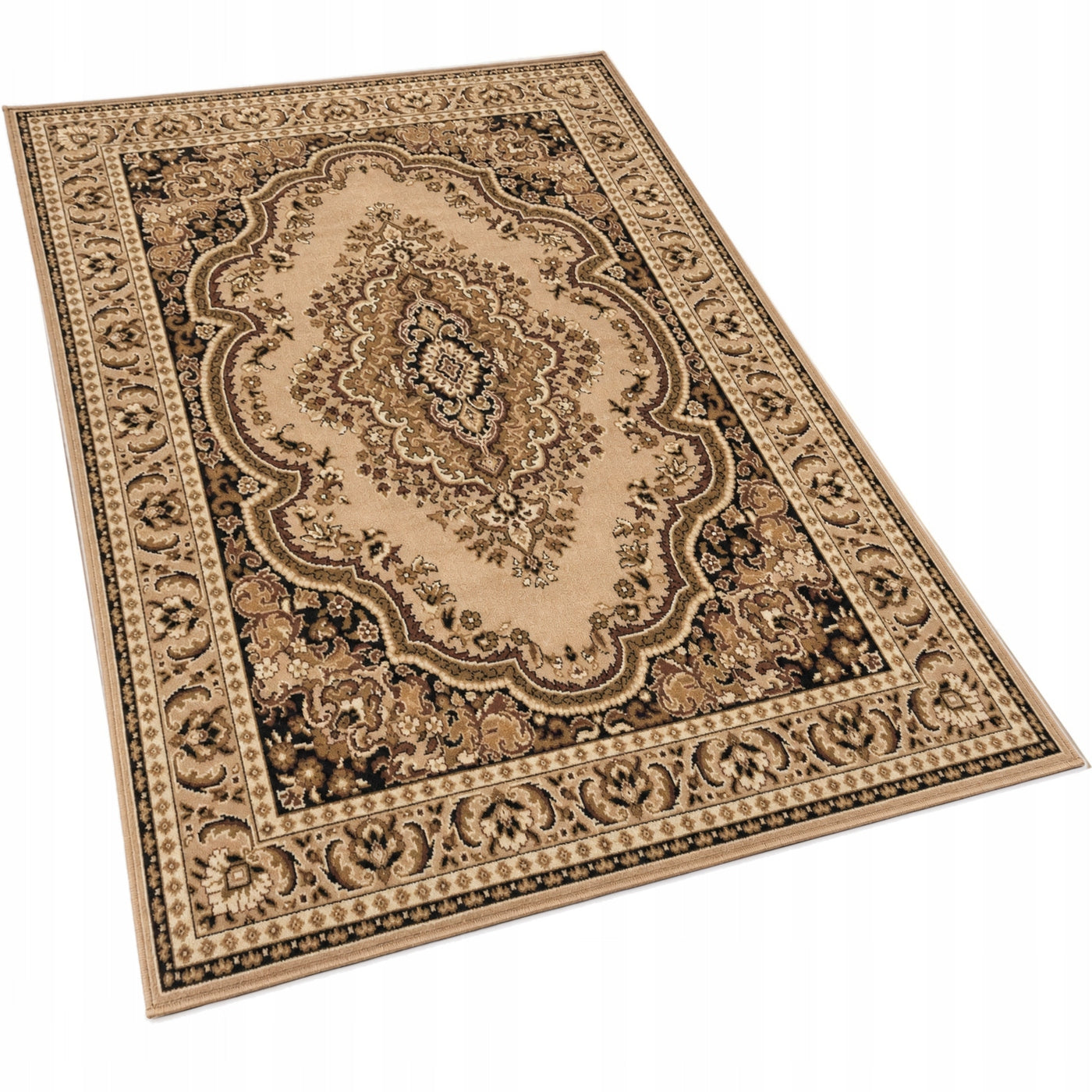 CARPET TRIMMED 250X350 FOR LIVING ROOM BEIGE WOVEN ~MODERN FASHIONABLE PATTERNS