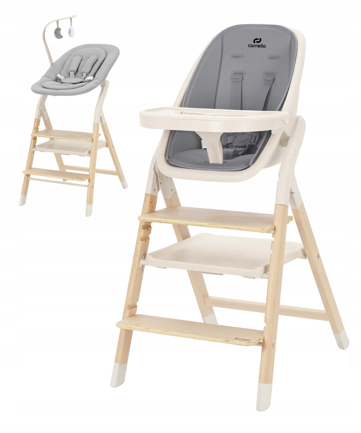 CARRELLO ERGO 4IN1 MULTIFUNCTION HIGH CHAIR FOR BABY 0-110KG