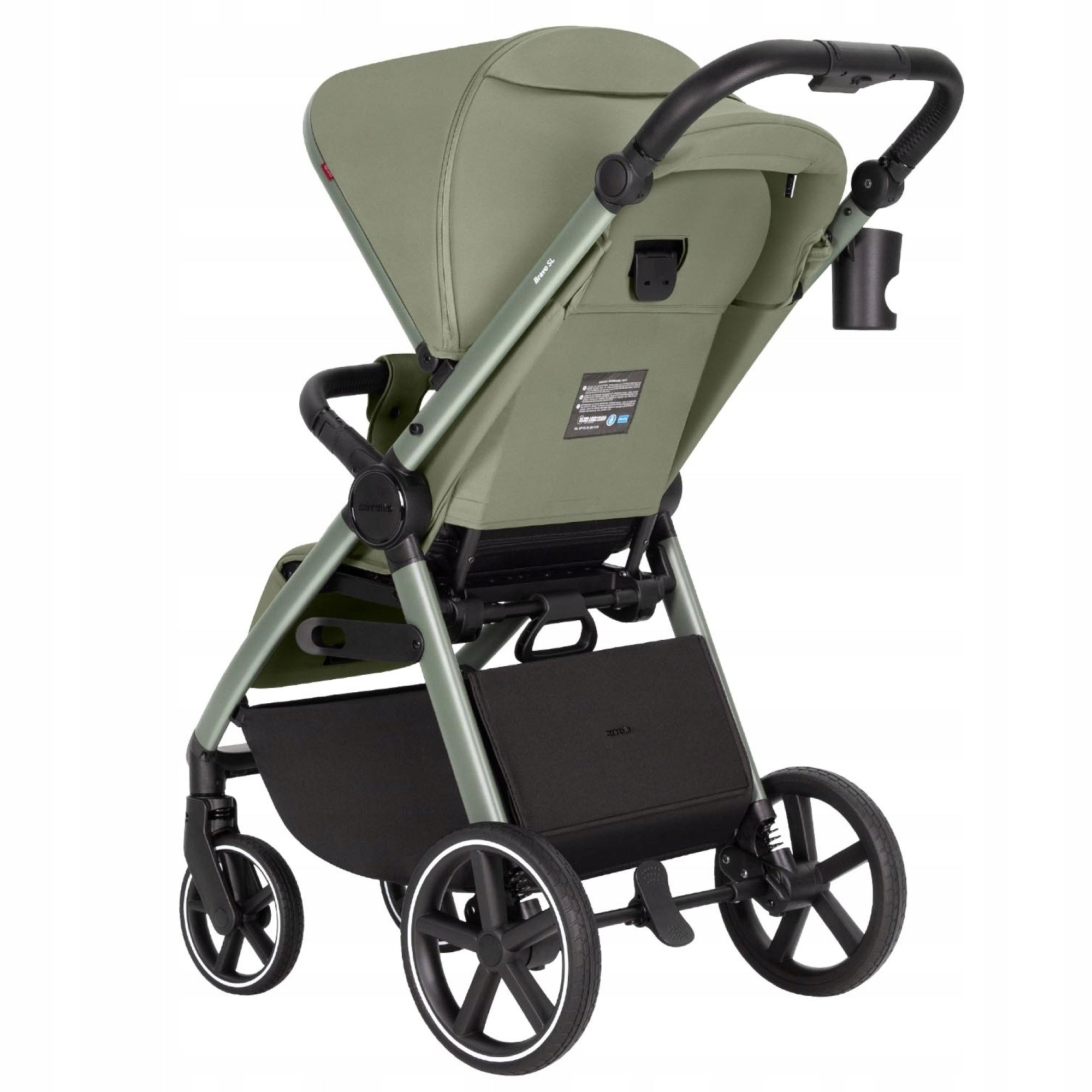 CARRELLO STROLLER BRAVO SL Deluxe Large Wheels Shock Absorber Cover+M+K+F, M Green Manufacturer code CRL-552