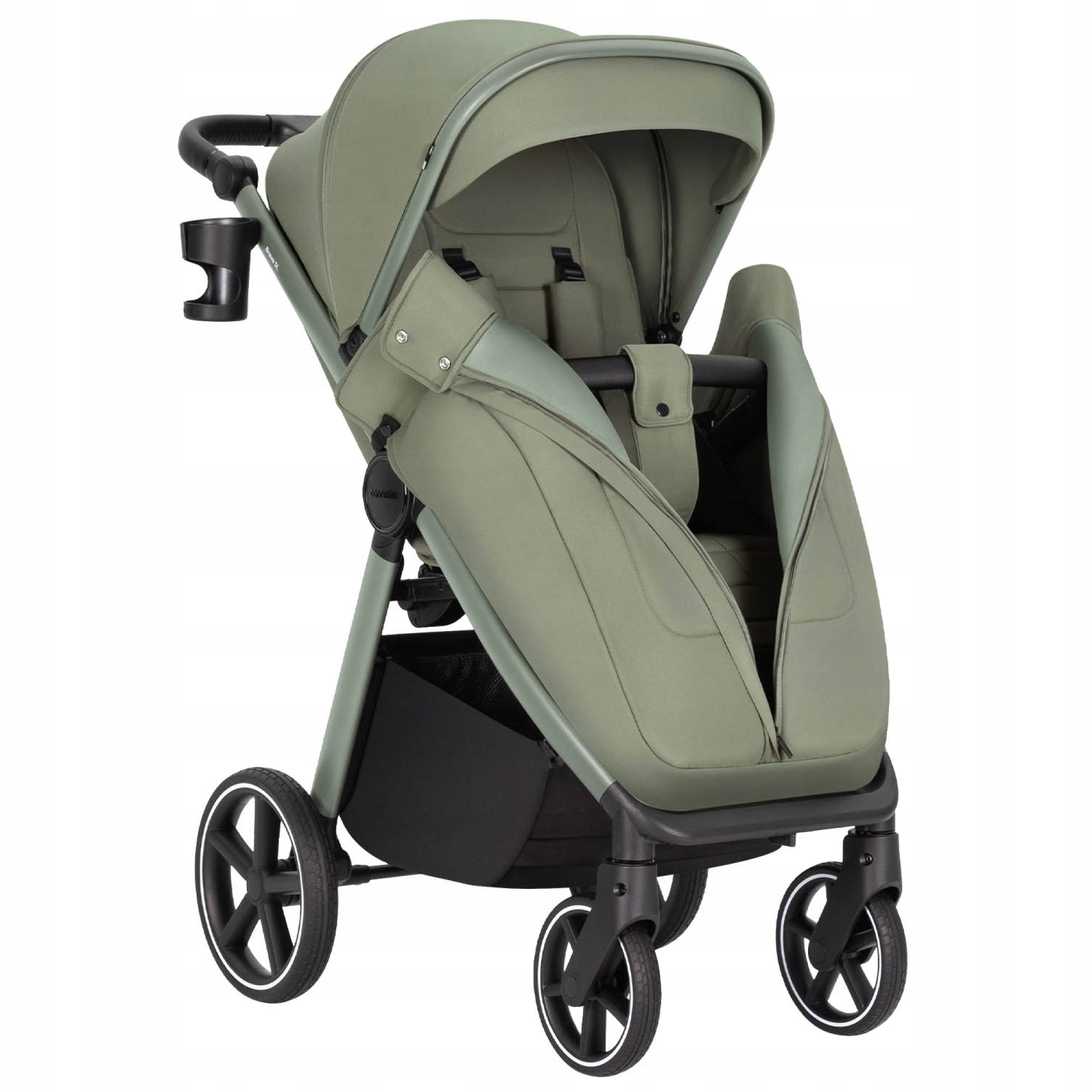 CARRELLO STROLLER BRAVO SL Deluxe Large Wheels Shock Absorber Cover+M+K+F, M Green Packaging status original