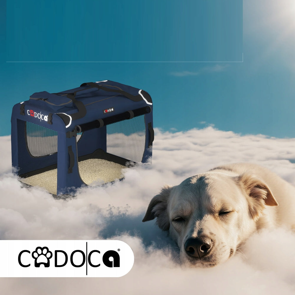 CARRYING BAG TRANSPORTER FOR CAT DOG M 60x42x44 Blue Size M