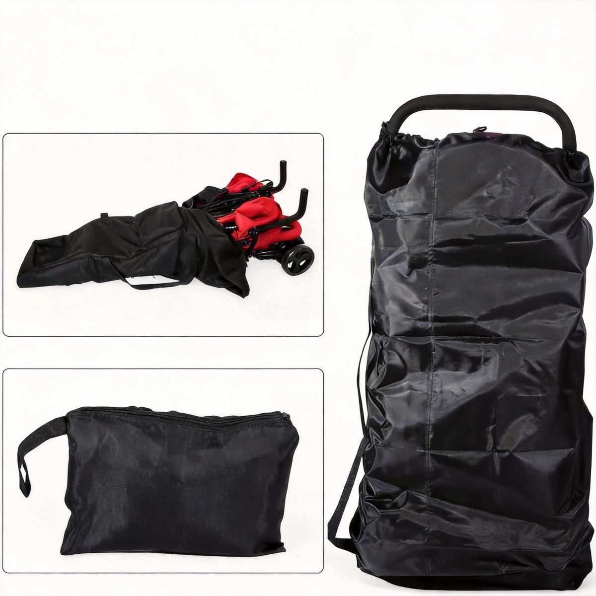 CARRYING CASE PROTECTIVE BAG TROLLEY BAG FOR AIRCRAFT BLACK Brand no brand
