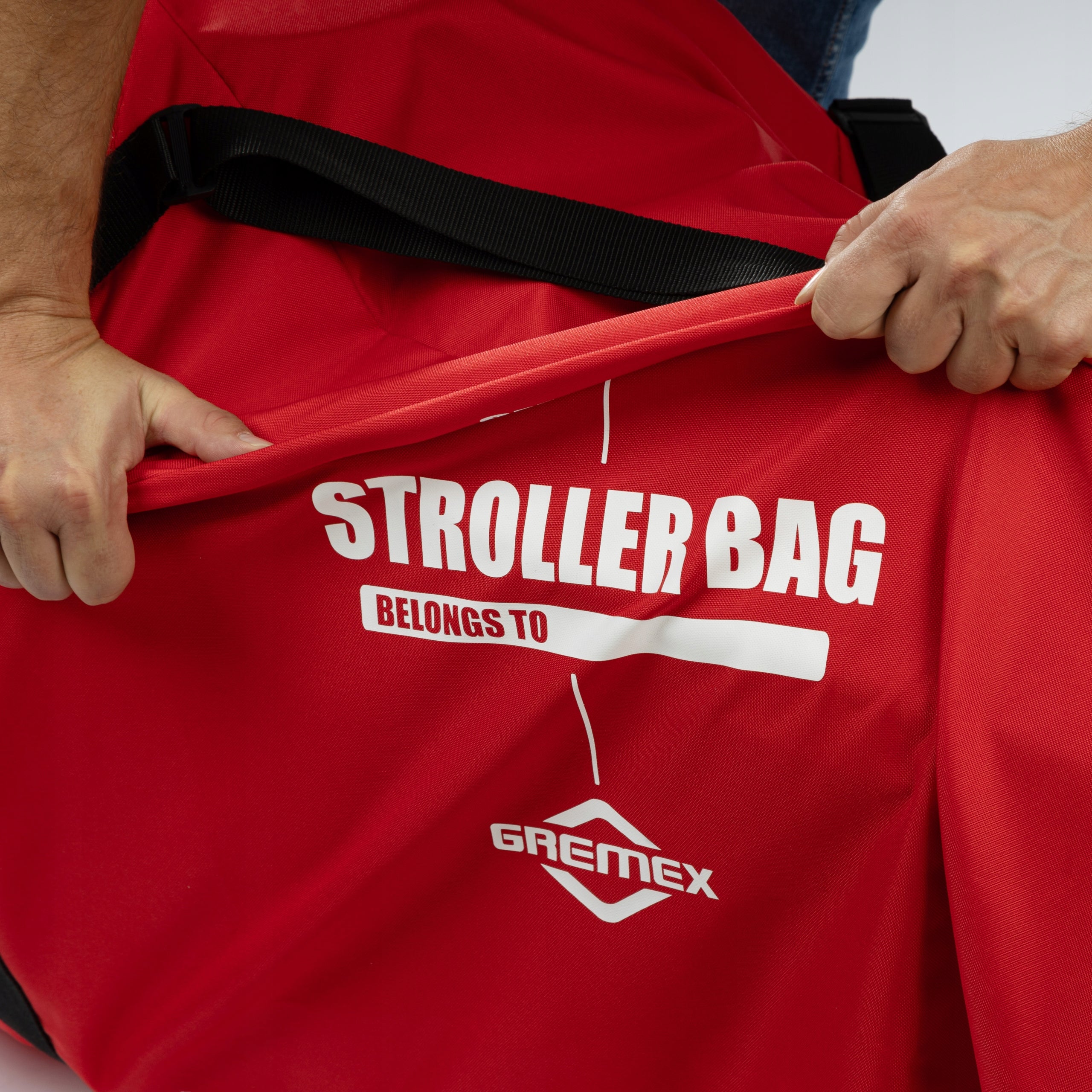 CARRYING CASE PROTECTIVE BAG TROLLEY BAG FOR AIRPLANE RED Brand no brand