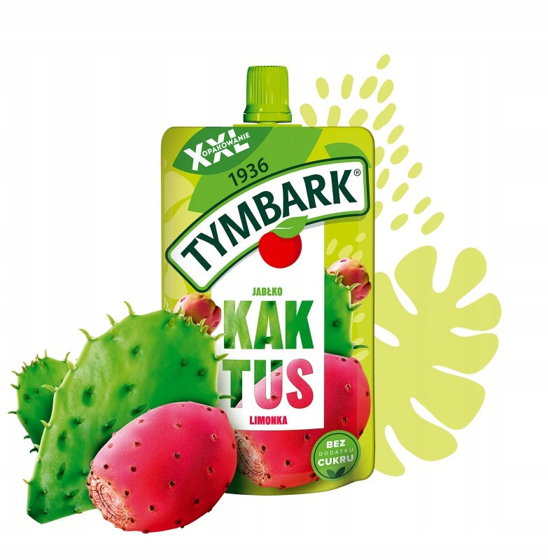CARTON Tymbark Mousse Cactus 10x200g Packaging status original