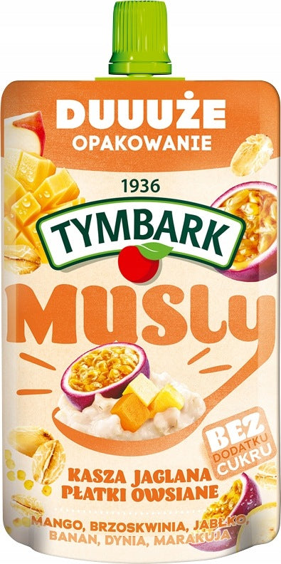 CARTON Tymbark Musly mango-passion fruit-millet groats 10x 170g Manufacturer code 5900334020093
