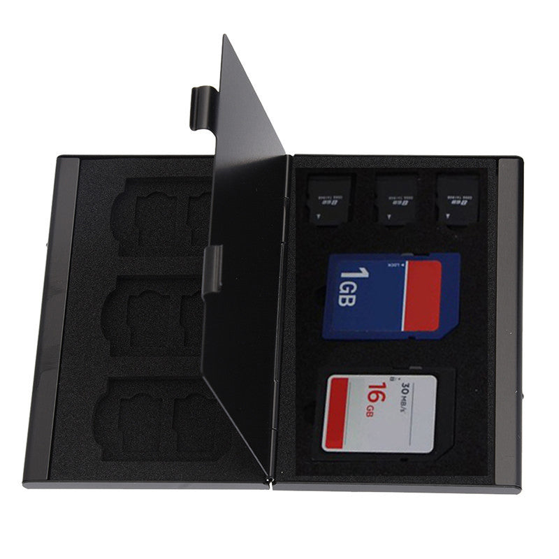 CASE BOX FOR 8 MEMORY CARDS 5 SD + 3 MICRO SD Manufacturer Camlight