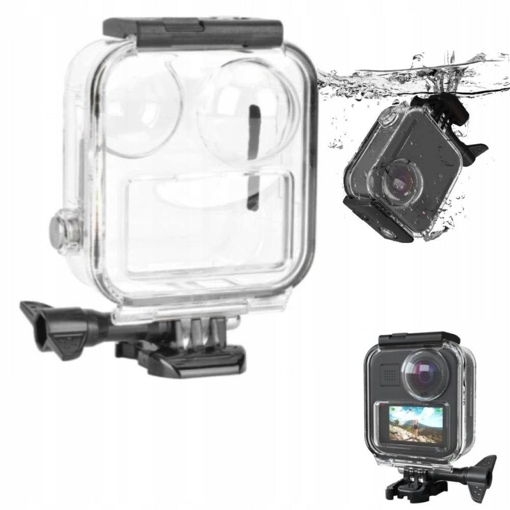 CASE WATERPROOF CASE UP TO 20M FOR SPORTS CAMERA GOPRO MAX