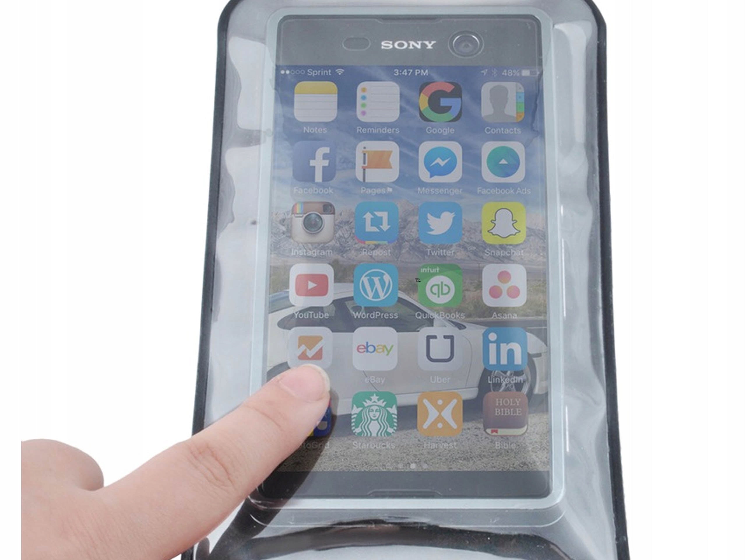CASE WATERPROOF PHONE CASE KAYAK BEACH LEASH UNIVERSAL Brand Malatec