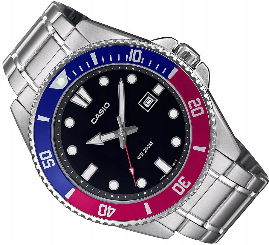CASIO DURO DIVER PEPSI MDV-107D-1A3VDF diver Brand CASIO