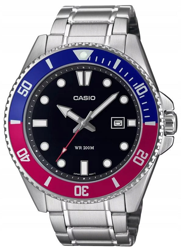 CASIO DURO DIVER PEPSI MDV-107D-1A3VDF diver