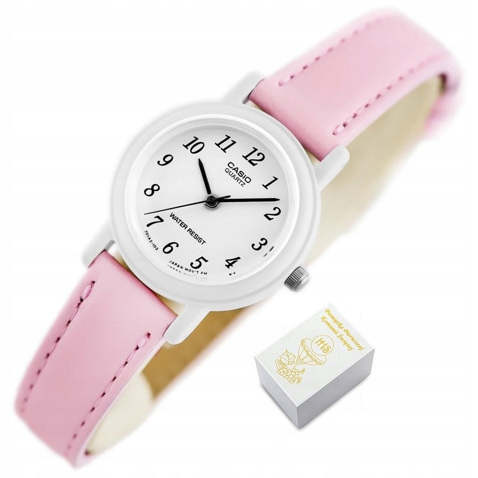 CASIO watch for girls GIFT FOR COMMUNION +BOX +BAG + ENGRAVING