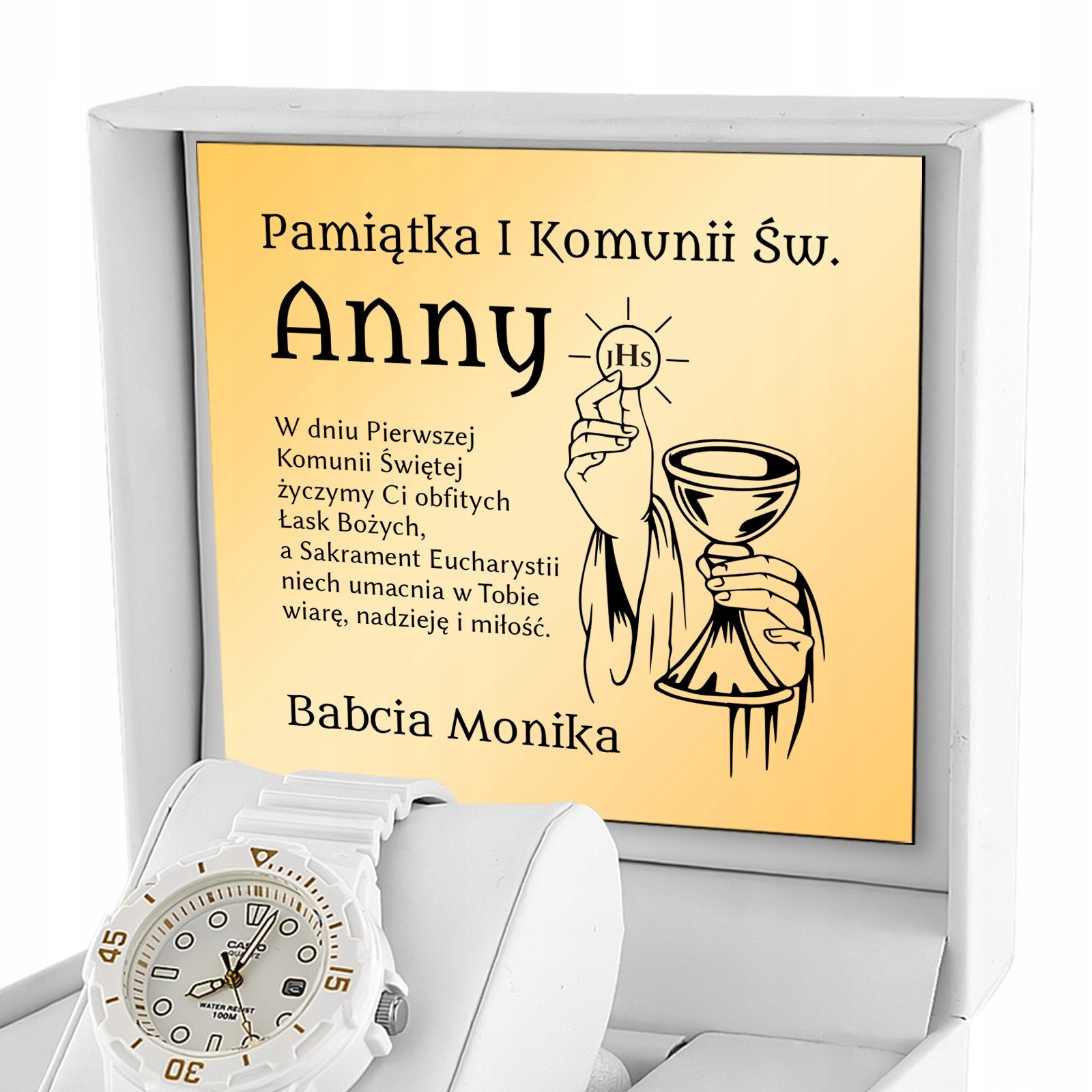 CASIO watch for girls fashionable with engraving for gift Communion Memorial Brand CASIO
