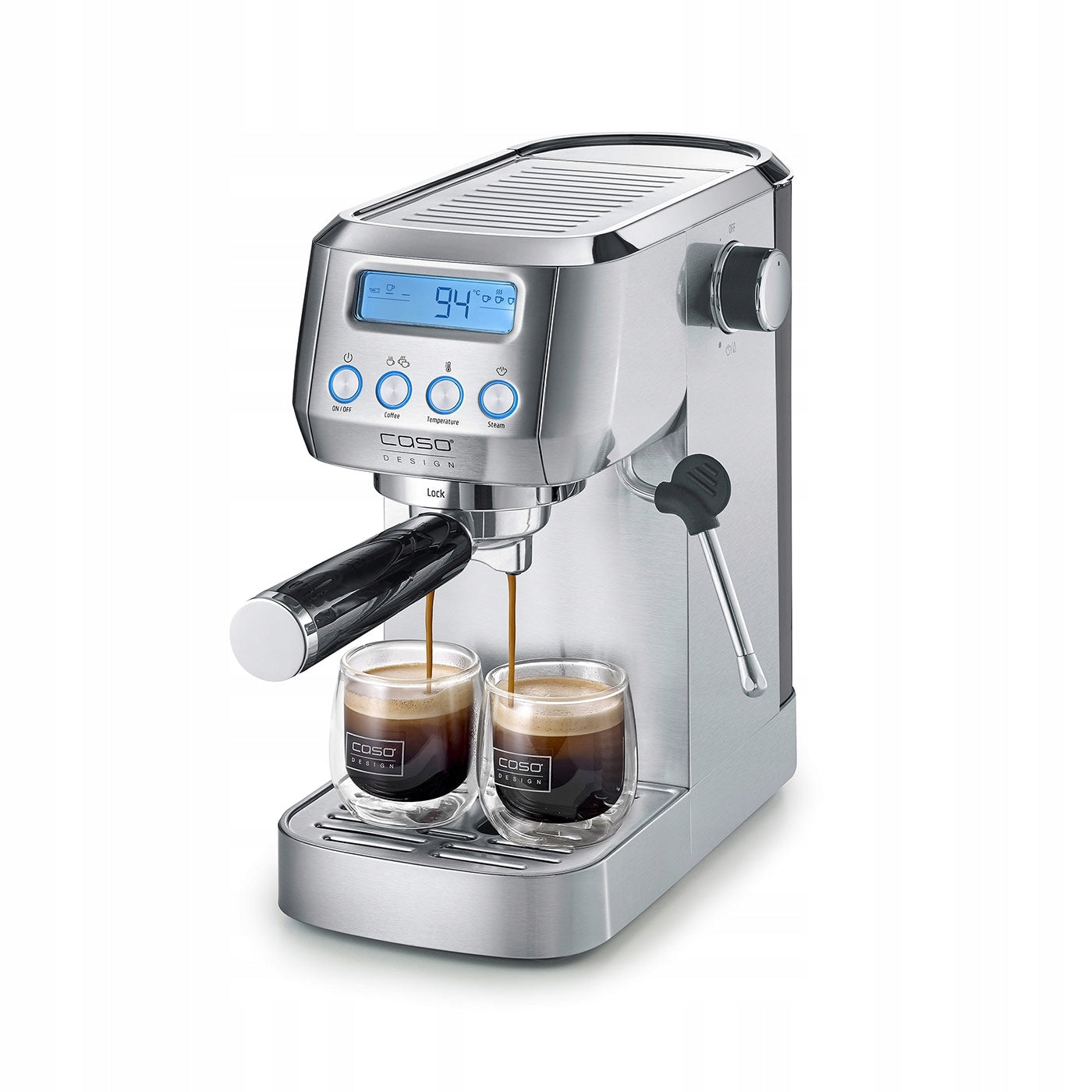 CASO Espresso Gourmet Crema Espresso machine 20 bar, 1,3L