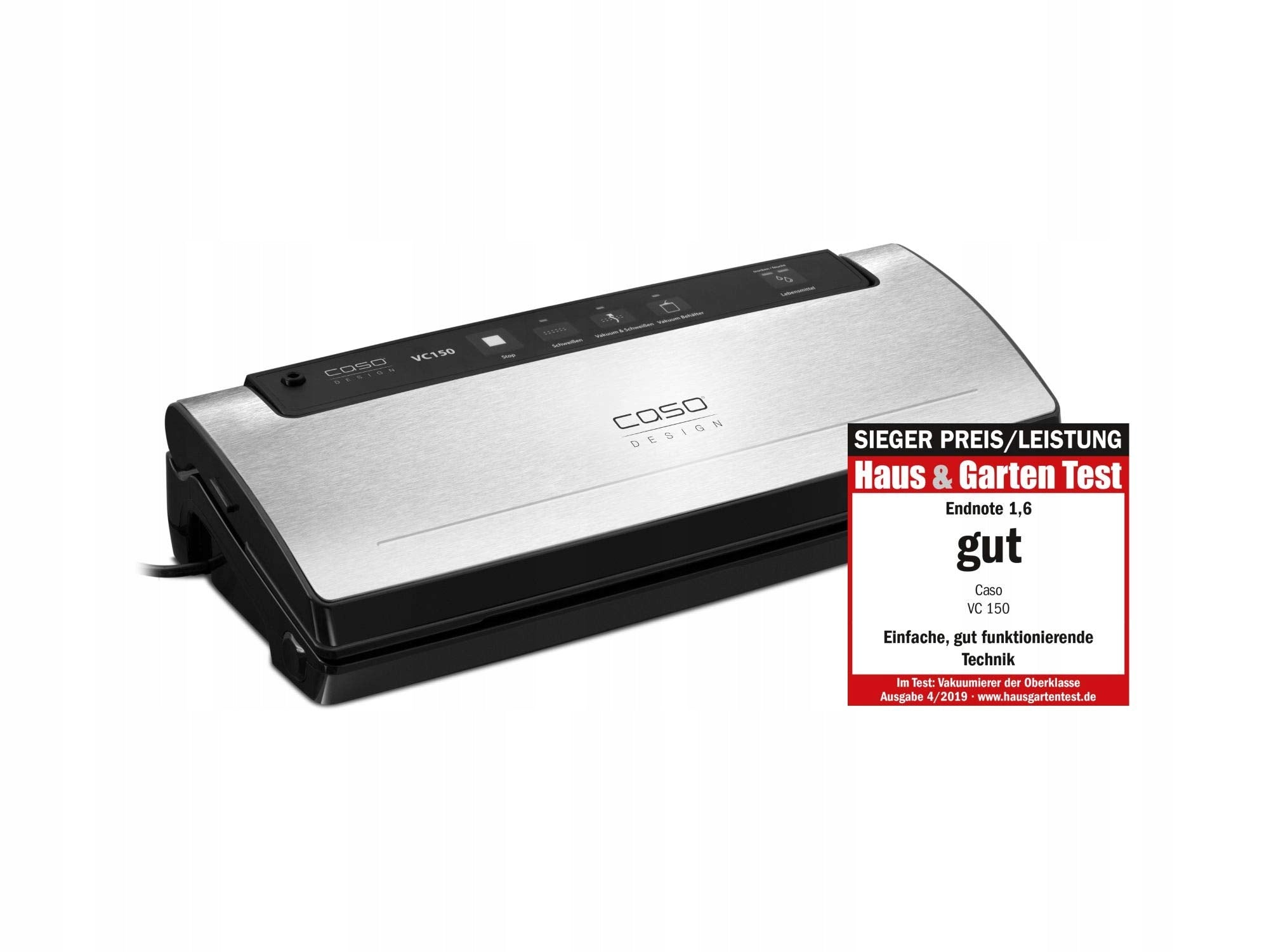CASO VC150 vacuum sealer + bags