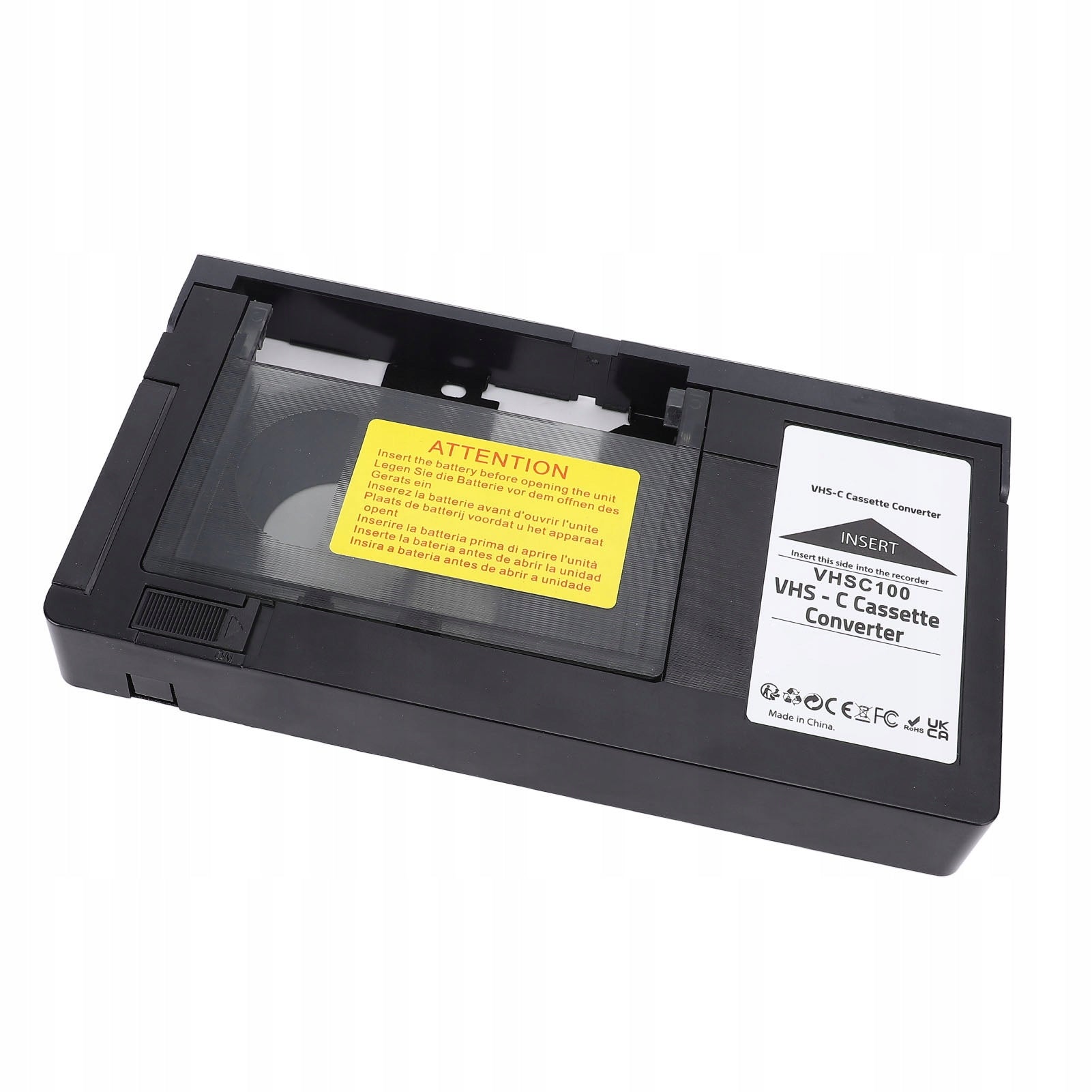 CASSETTE CAMERA ADAPTER BOX FOR VHS TO VHSC CASSETTE CONVERTER 9O Manufacturer code AG250206001476