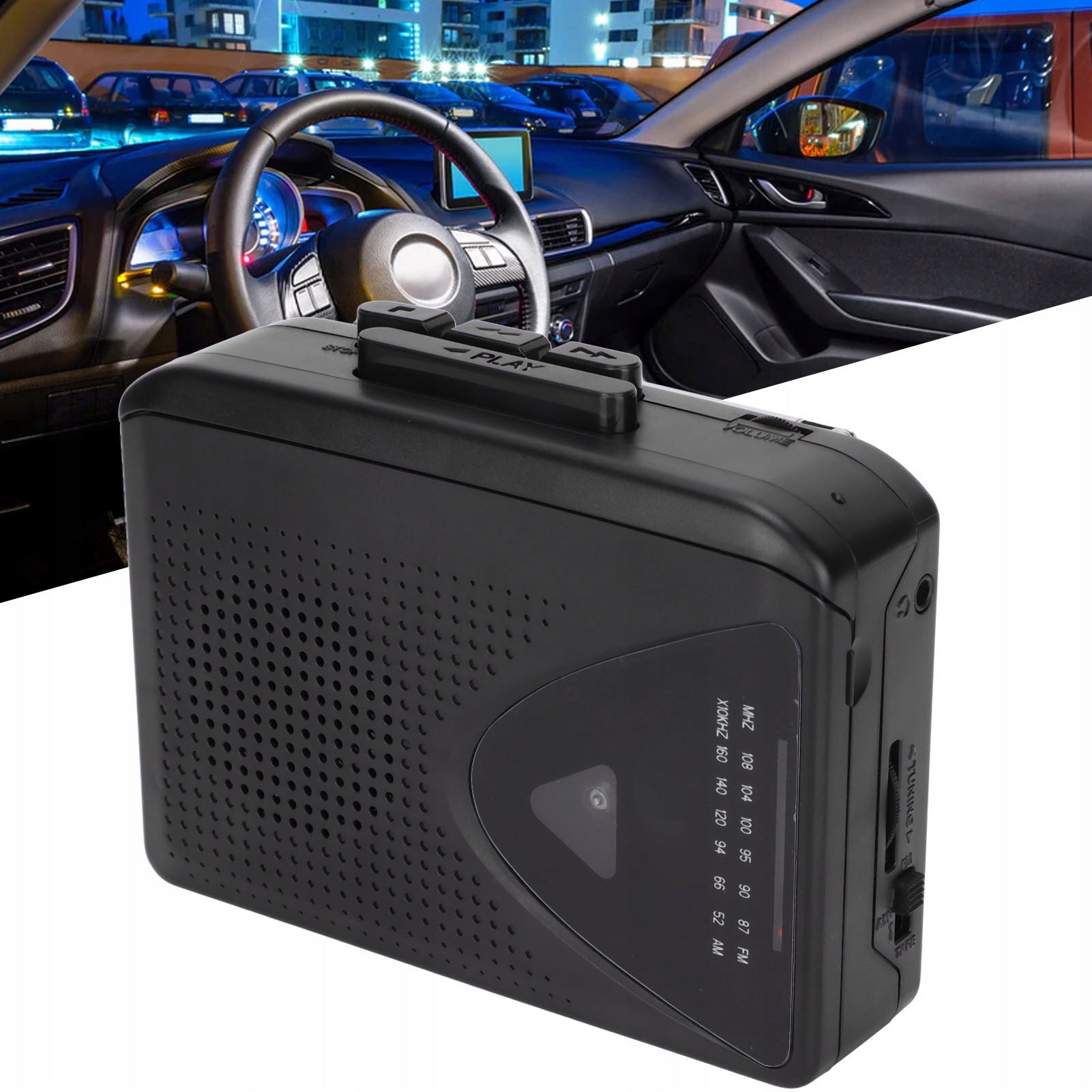 CASSETTE PLAYER TAPE RECORDER WALKMAN CONVERTER AM FM PORTABLE Manufacturer code 1728771