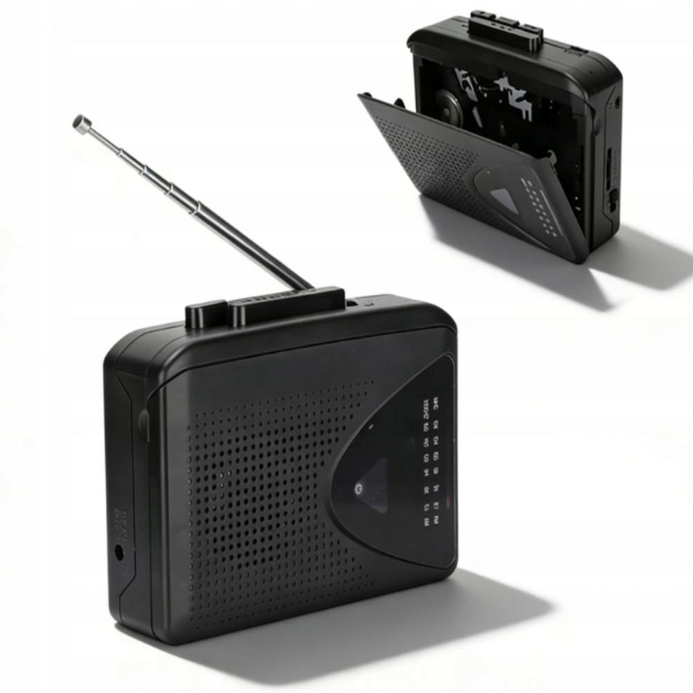 CASSETTE PLAYER TAPE RECORDER WALKMAN CONVERTER AM FM PORTABLE