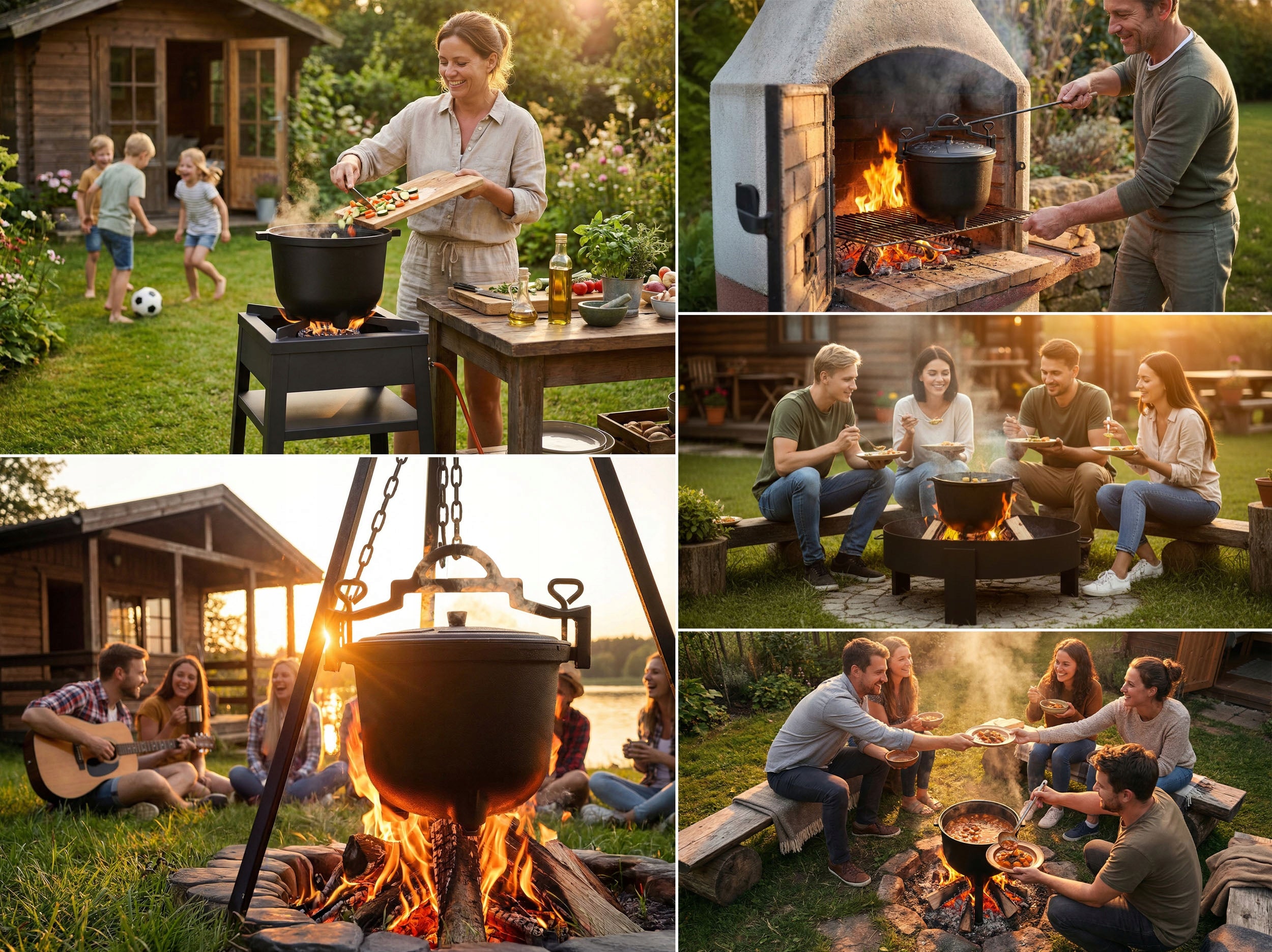 CAST IRON BOILER 11l HUNTING POT roasts for bonfire grill + RECIPES EAN (GTIN) 5903890632281