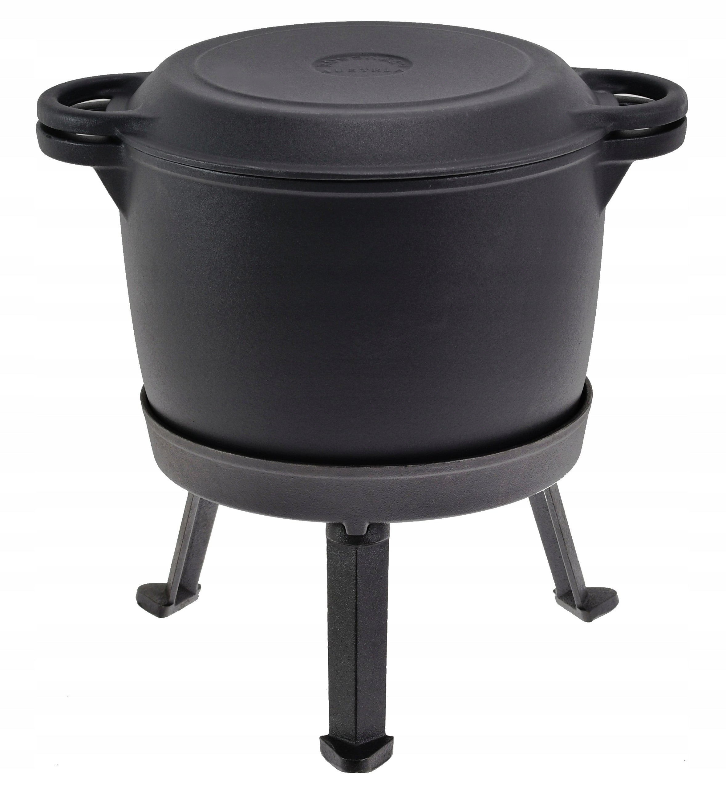 CAST IRON BOILER 12 L Hungarian Hunting POT for Fire Pits Kind standing