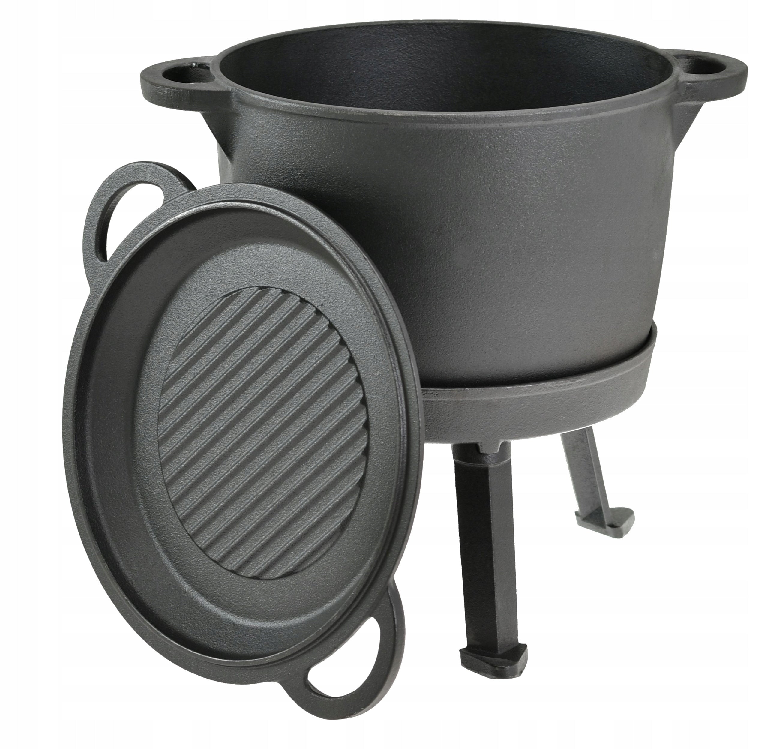 CAST IRON BOILER 12 L Hungarian Hunting POT for Fire Pits Manufacturer Rossner