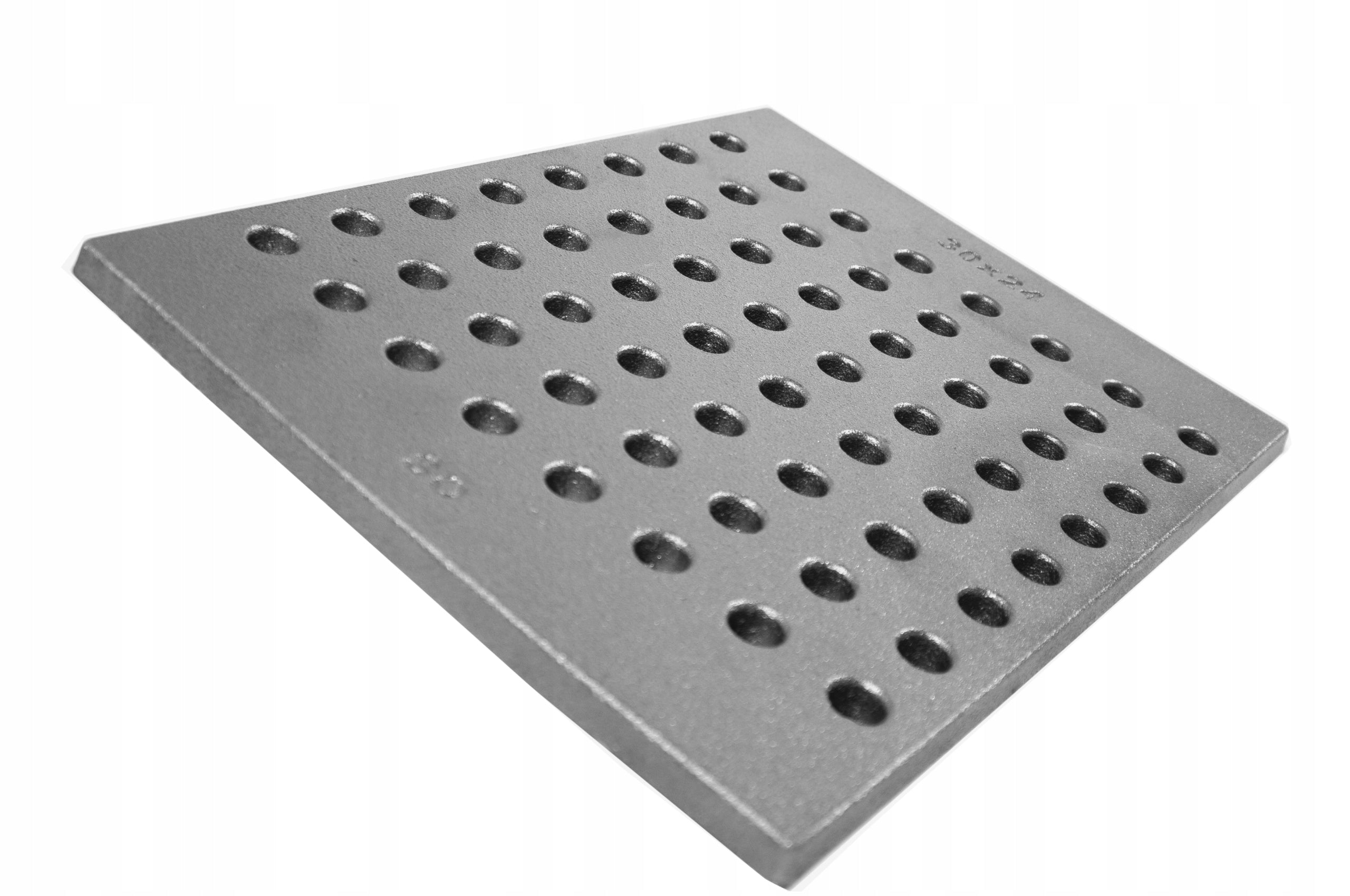 CAST IRON GRATE PUNCHED FOR STOVE FIREPLACE TO ANY SIZE SOLID